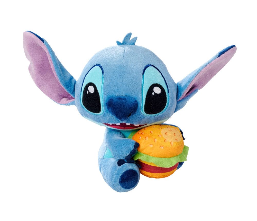 SIMBA Plüschfigur Lilo & Stitch Plüschfigur Stitch mit Burger 25 cm