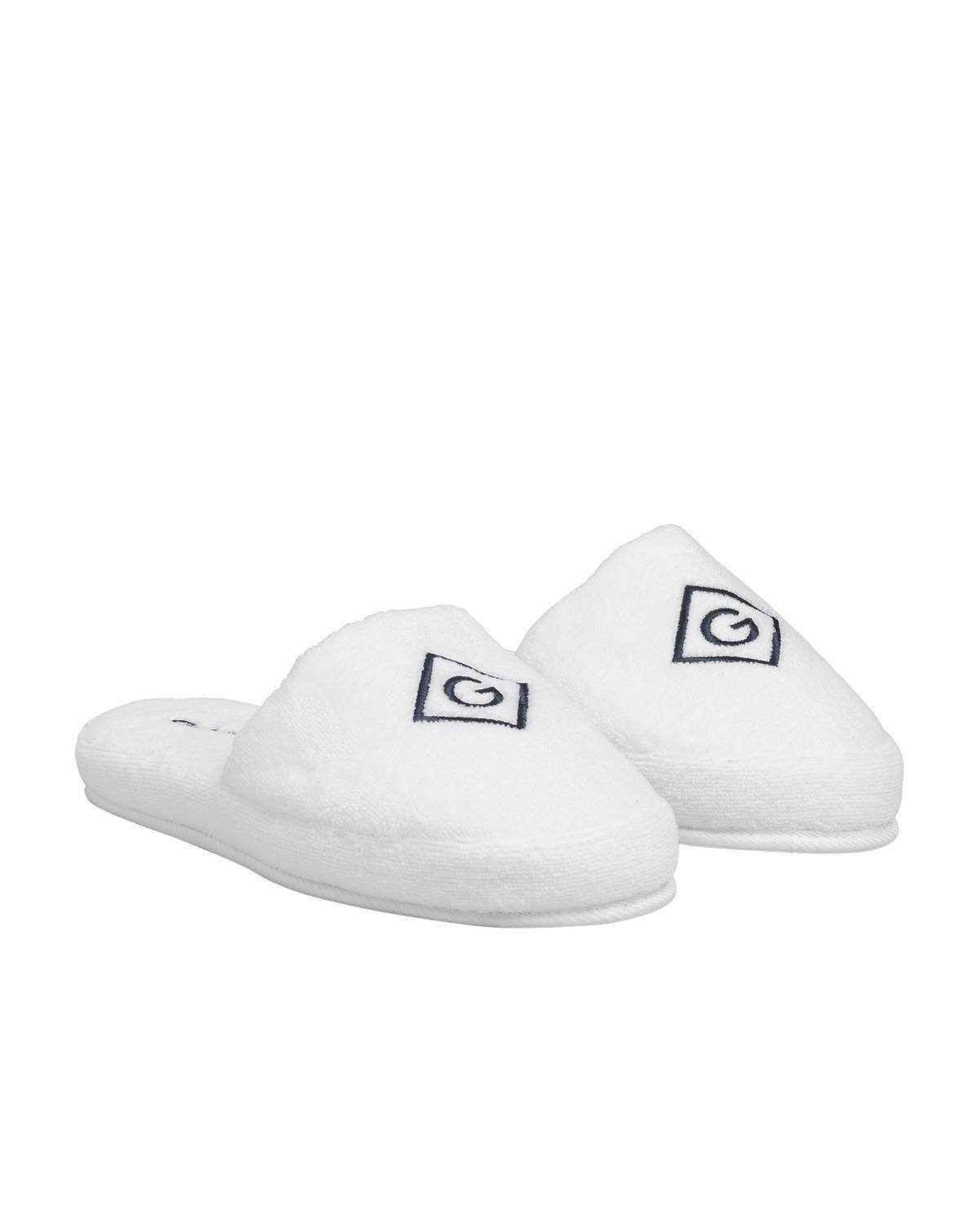 Damen Hausschuh Gant Weiß Hausschuhe - Slippers, G Icon Baumwolle