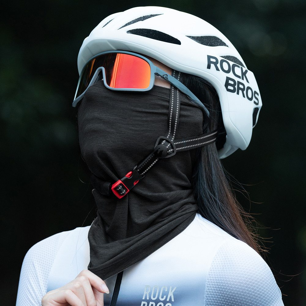 ROCKBROS Halswärmer Halstuch Nackenwärmer Schlauchschal, (Spar-Set, 1 St), wärmend, atmungsaktiv, reflektierend, multifunktional