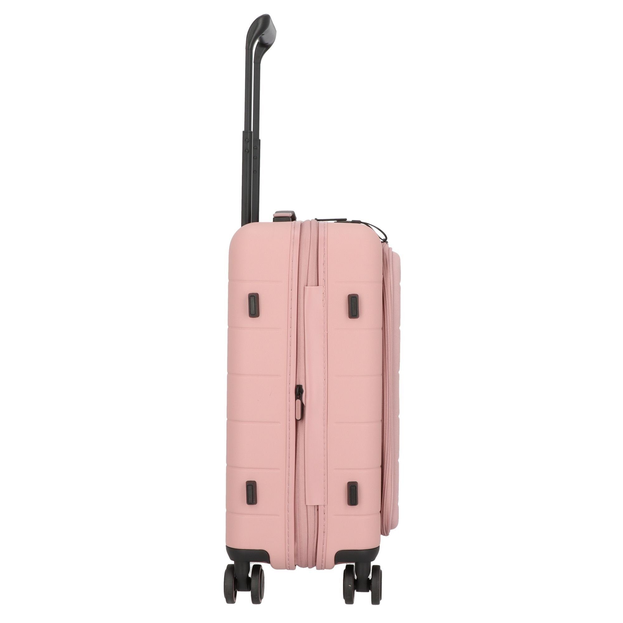 pink Novastream, Rollen, Handgepäck-Trolley Tourister® 4 vintage American Polycarbonat