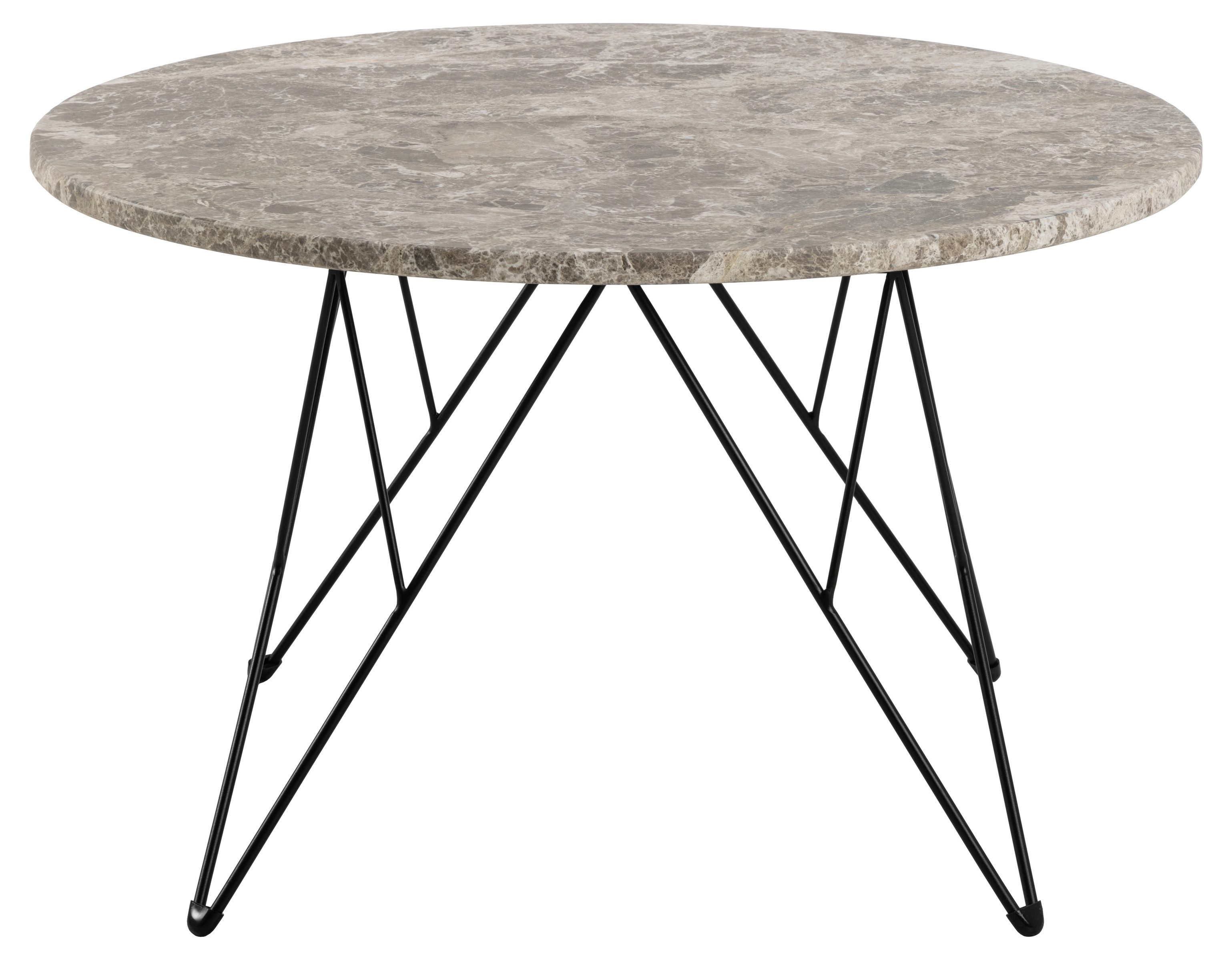 ACTONA GROUP Couchtisch in Braun, Marmor - 46,2x80cm (HxD)