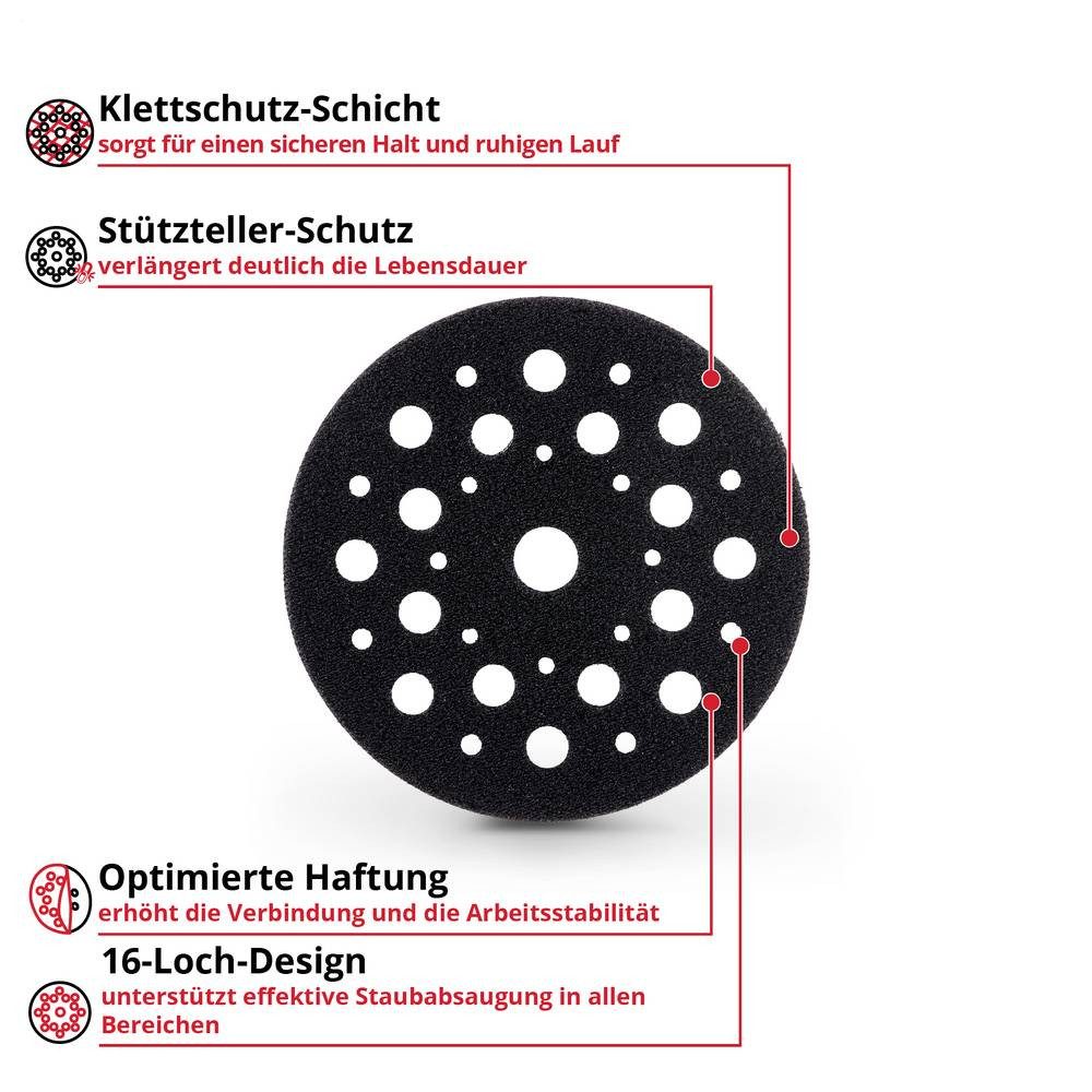Einhell Schleifaufsatz 492360 Schleiftellerschoner Durchmesser 125 mm 1 St.