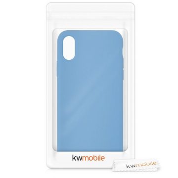 kwmobile Handyhülle Hülle für Apple iPhone X, Hülle Silikon gummiert - Handyhülle - Handy Case Cover