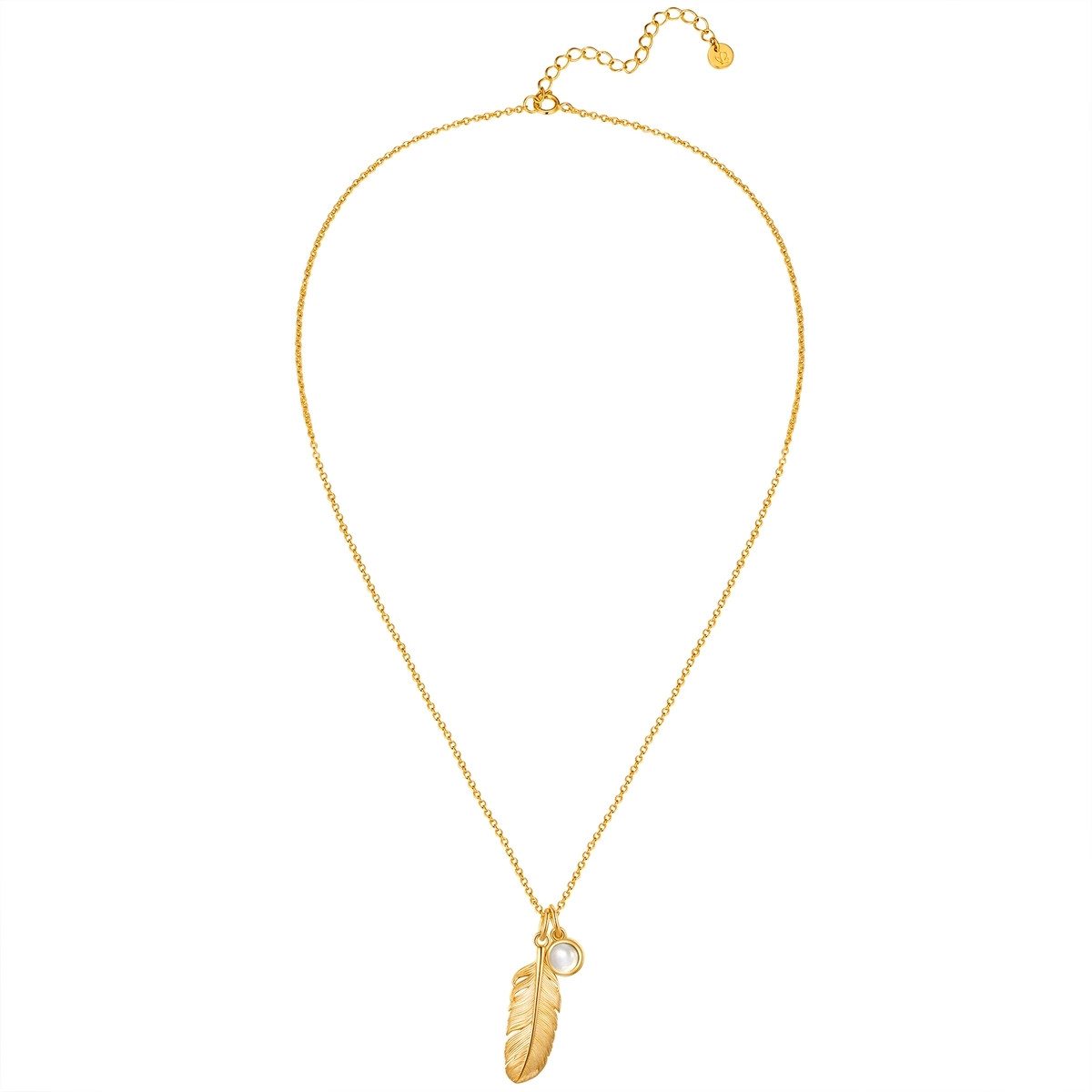 Glanzstücke München Kette mit Anhänger AV282 (1-tlg), mit Mondstein (synth) günstig online kaufen