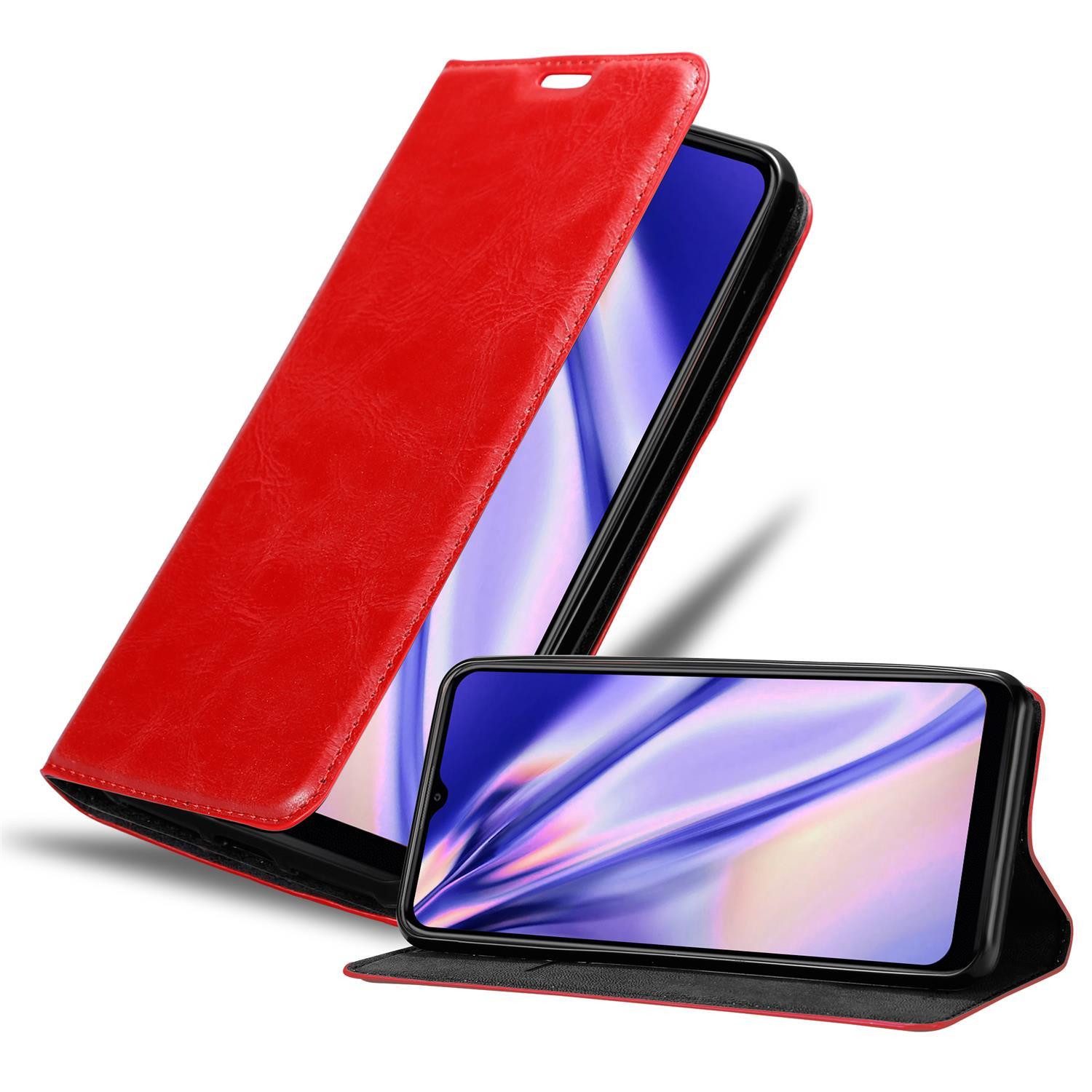 Cadorabo Handyhülle für WIKO VIEW 4 Hülle WIKO VIEW 4, Hülle Schutzhülle mit Standfunktion, Magnetverschluss und Kartenfach