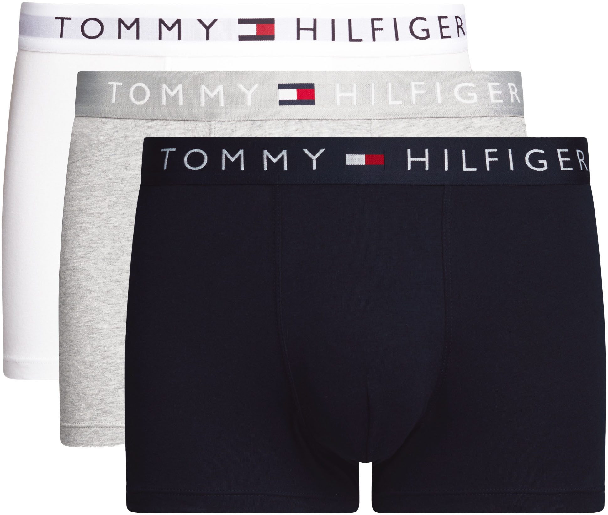 Tommy Hilfiger Underwear Trunk 3P TRUNK WB (Packung, 3-St., 3er) mit Logobund