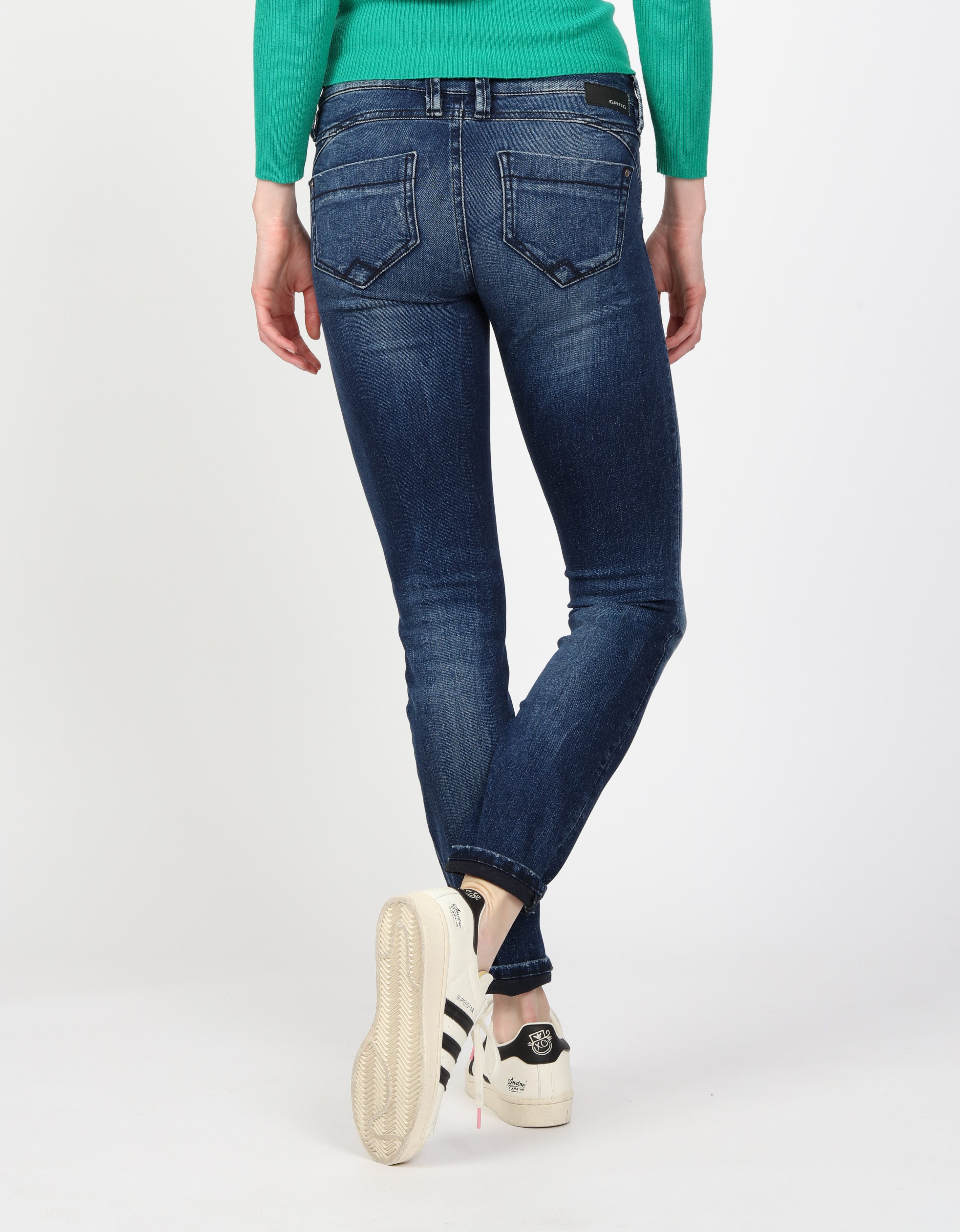 GANG Skinny-fit-Jeans 94NIKITA mit Zipper-Detail an günstig online kaufen