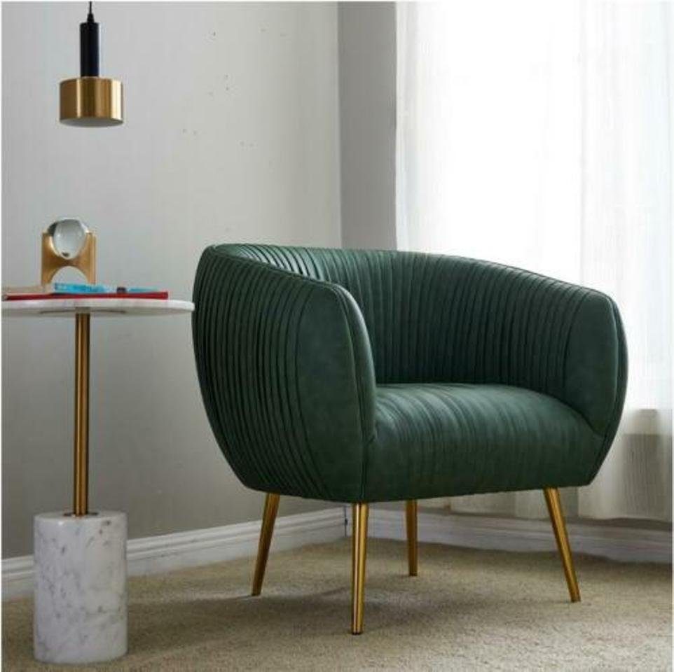 Lounge Metall Relax JVmoebel Sessel Luxus Wohnzimmer Design Neu Polster Sessel