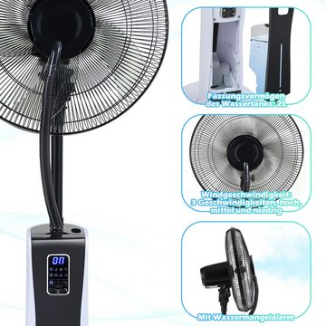 Randaco Standventilator Ventilator 75W Bodenventilator Standlüfter Einstellung leise Fan