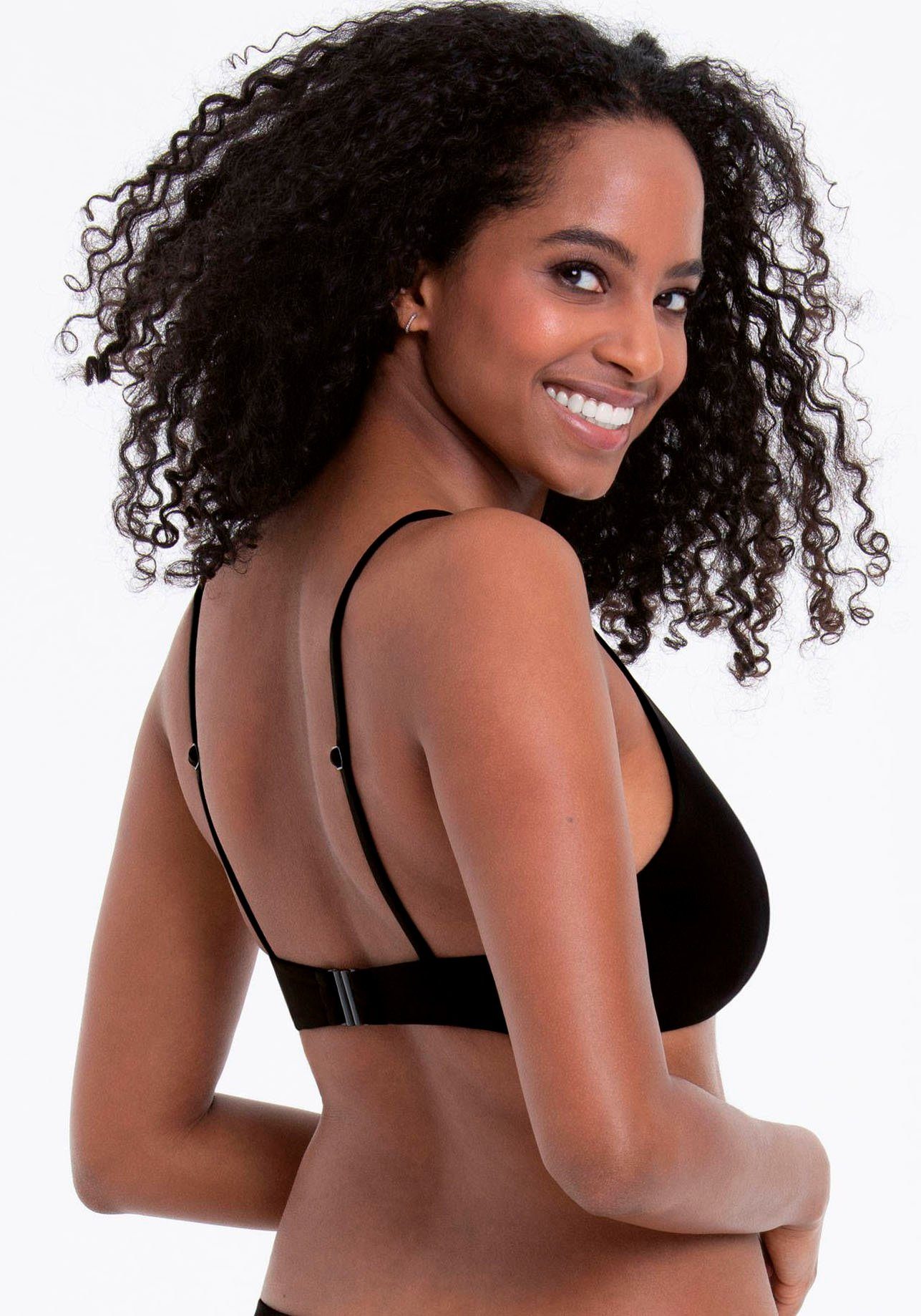 Rosa Faia Triangel-Bikini-Top Pure, verstellbare Träger, ohne Bügel, Brustfutter, basic, Mix & Match