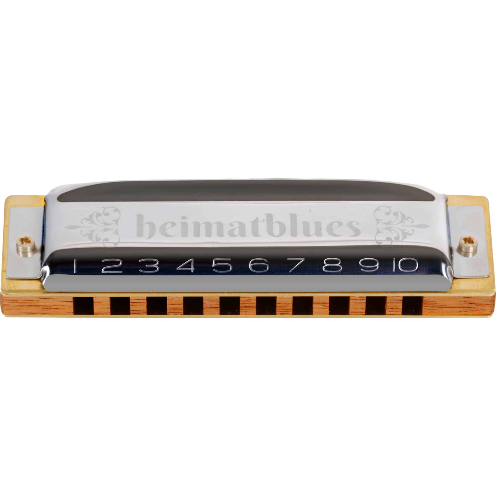 Hohner Mundharmonika Hohner MS Serie Blues Harp "Heimatblues" in C, Heimatblues-Edition in C mit 20 Messingstimmzungen – Bild 4 von 5