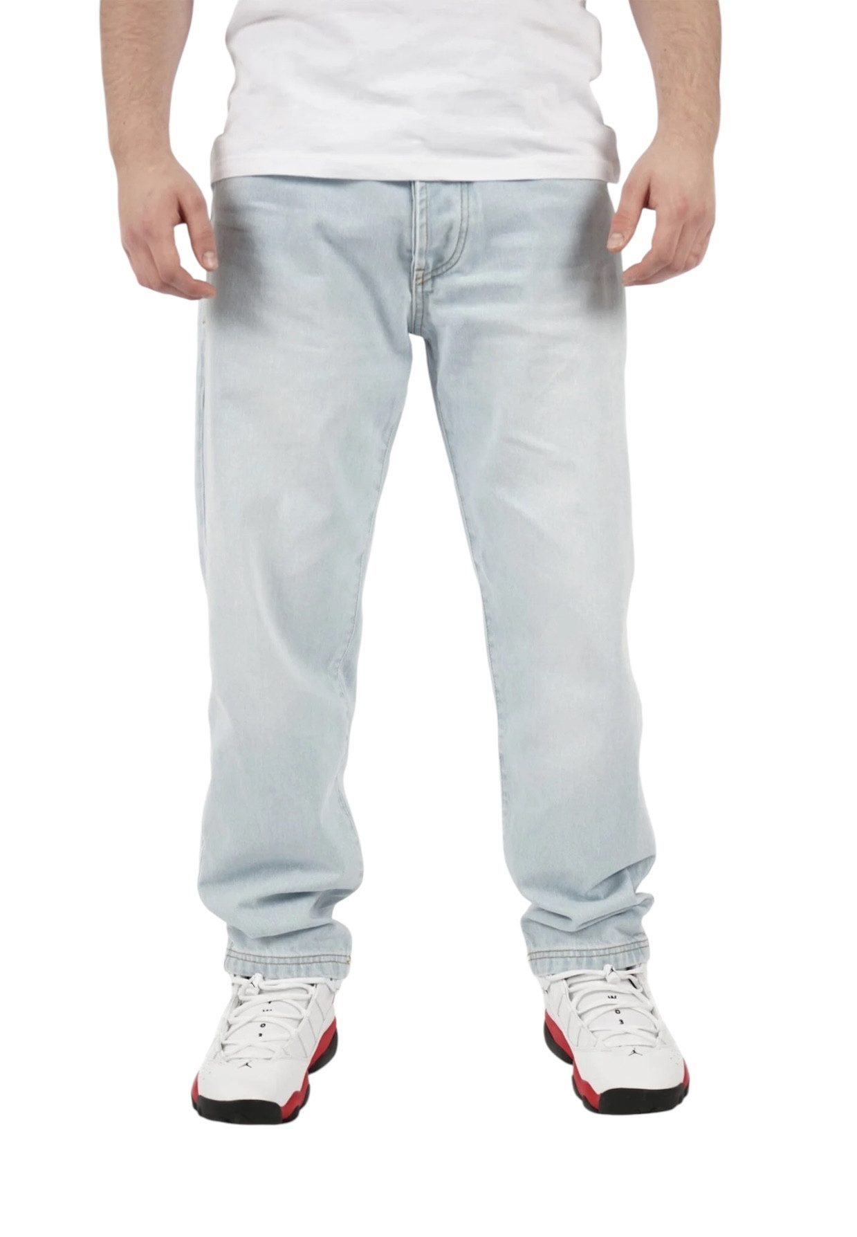 PICALDI Jeans 5-Pocket-Jeans Zicco 472 Virginia - Relaxed Tapered Cut, Washed Stone Blue Denim (1-tlg) Relaxed Tapered Fit