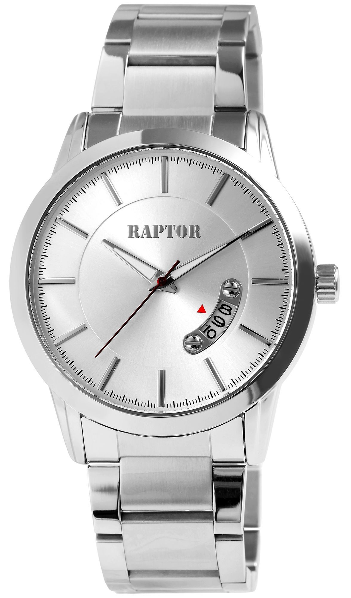 Raptor Quarzuhr Karlton Raptor Herrenuhr "Karlton" mit Edelstahlarmband