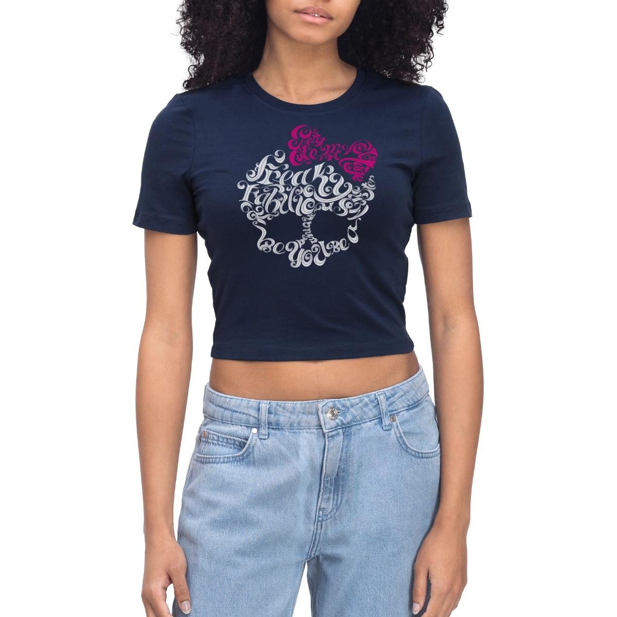 Spreadshirt T-Shirt Monster High™ Totenkopf Mit günstig online kaufen