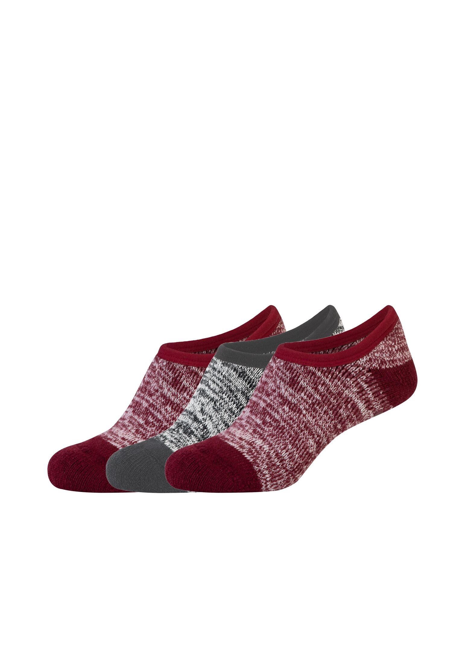 Camano Sneakersocken 3er oxblood Pack red Sneakersocken