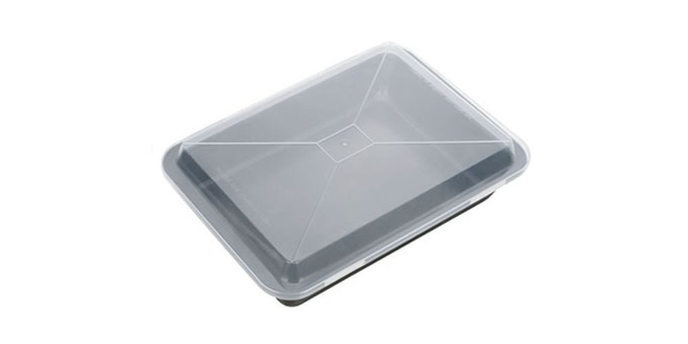 Tescoma Backblech Tiefes Backblech mit Kunststoffhaube DELÍCIA 36 x 25 cm
