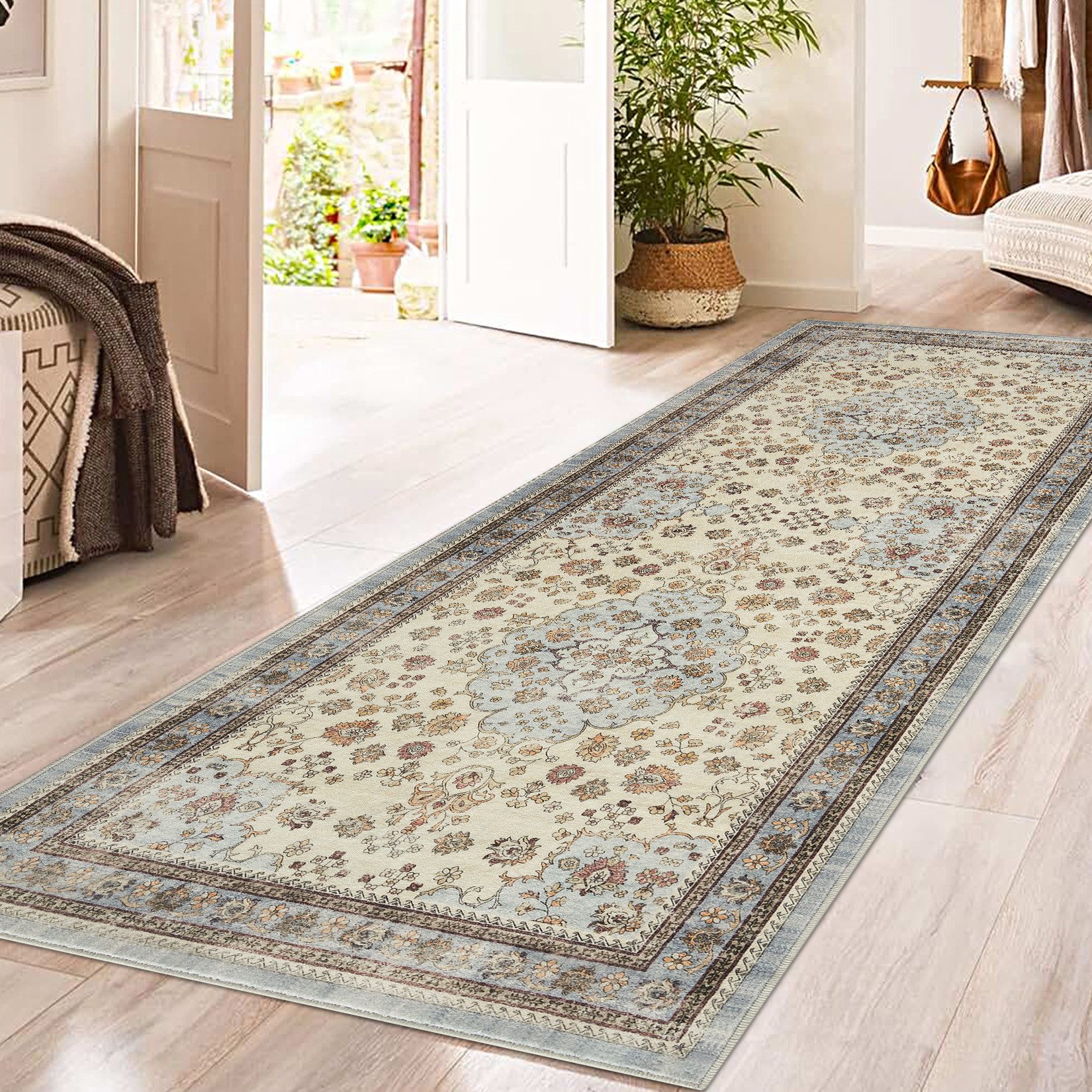 GarveeMore Teppich Teppich Wohnzimmer Vintage Teppiche Schlafzimmer günstig online kaufen