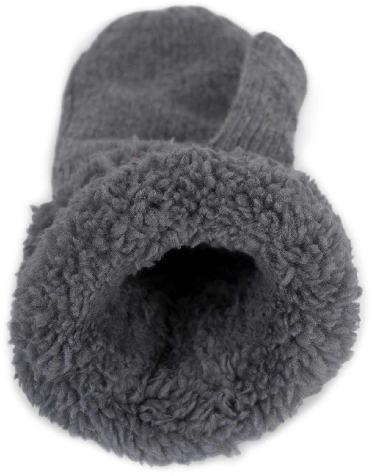 styleBREAKER Fäustlinge Strickhandschuhe Fäustlinge mit Strass und Perlen ( günstig online kaufen