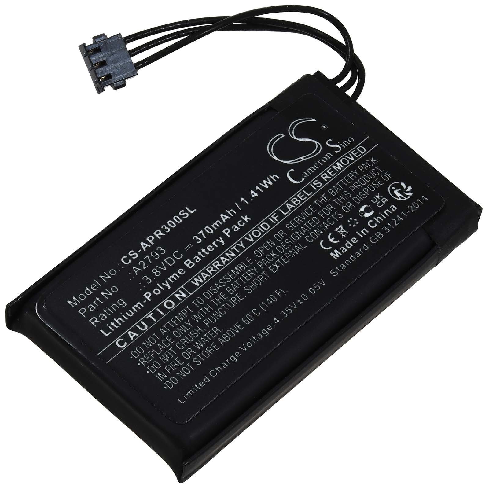 Powery Akku kompatibel mit Apple Typ A2793 Akku 370 mAh (3.8 V)