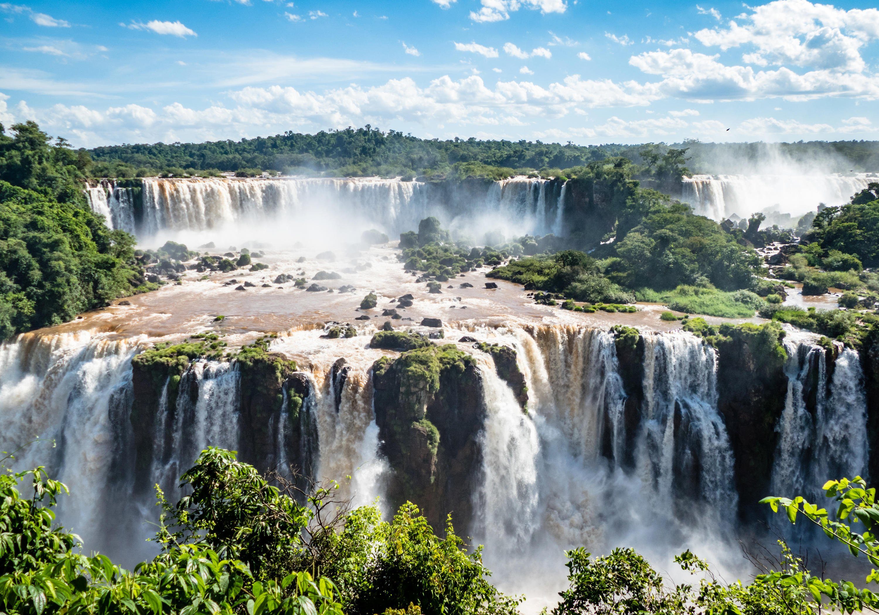 wandmotiv24 Fototapete Wasserfall im Süd Amerika, glatt, Wandtapete, Motivtapete, matt, Vliestapete