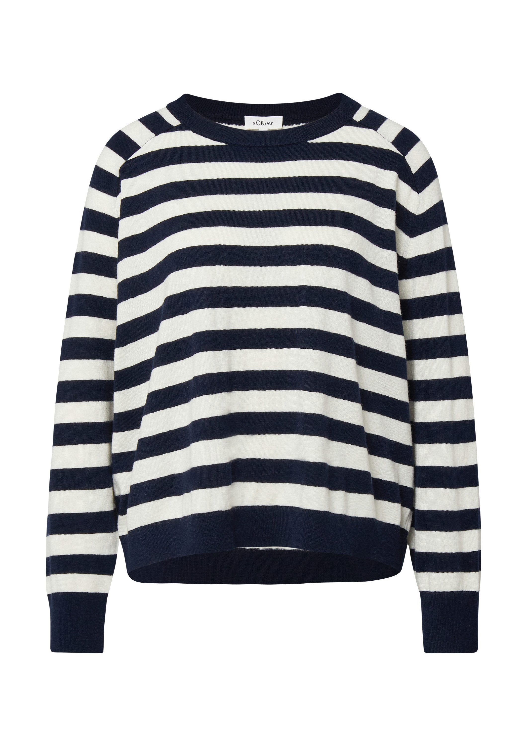 s.Oliver Longpullover Strickpullover Oversized Strickpullover aus Viskosemi günstig online kaufen