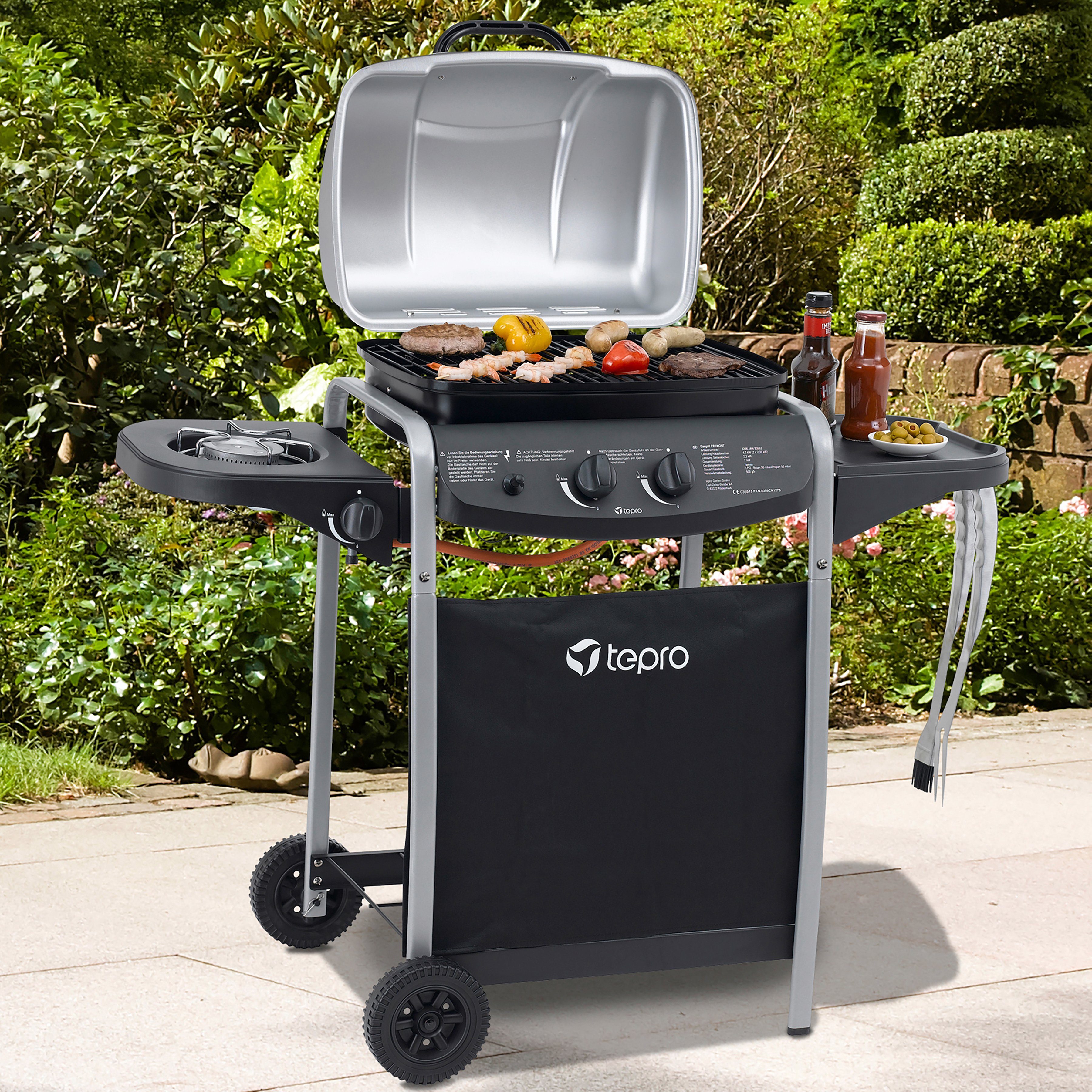 Tepro Gasgrill Fremont, B/T/H: 112/52/96,5 cm