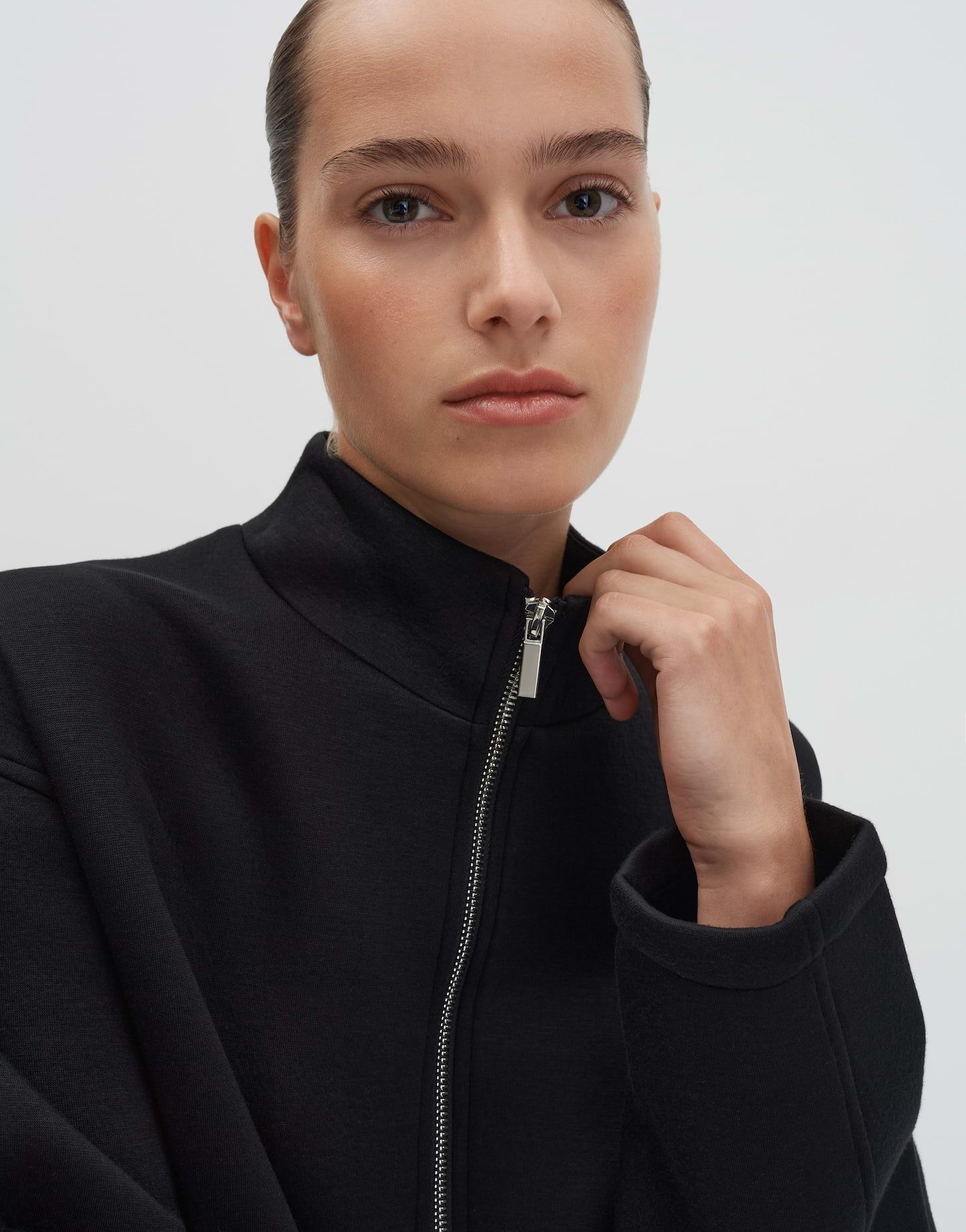 someday Blouson UJOY Regular Blousonjacke aus Scuba Sweatware lockere Passform, O-Form – Bild 4 von 5