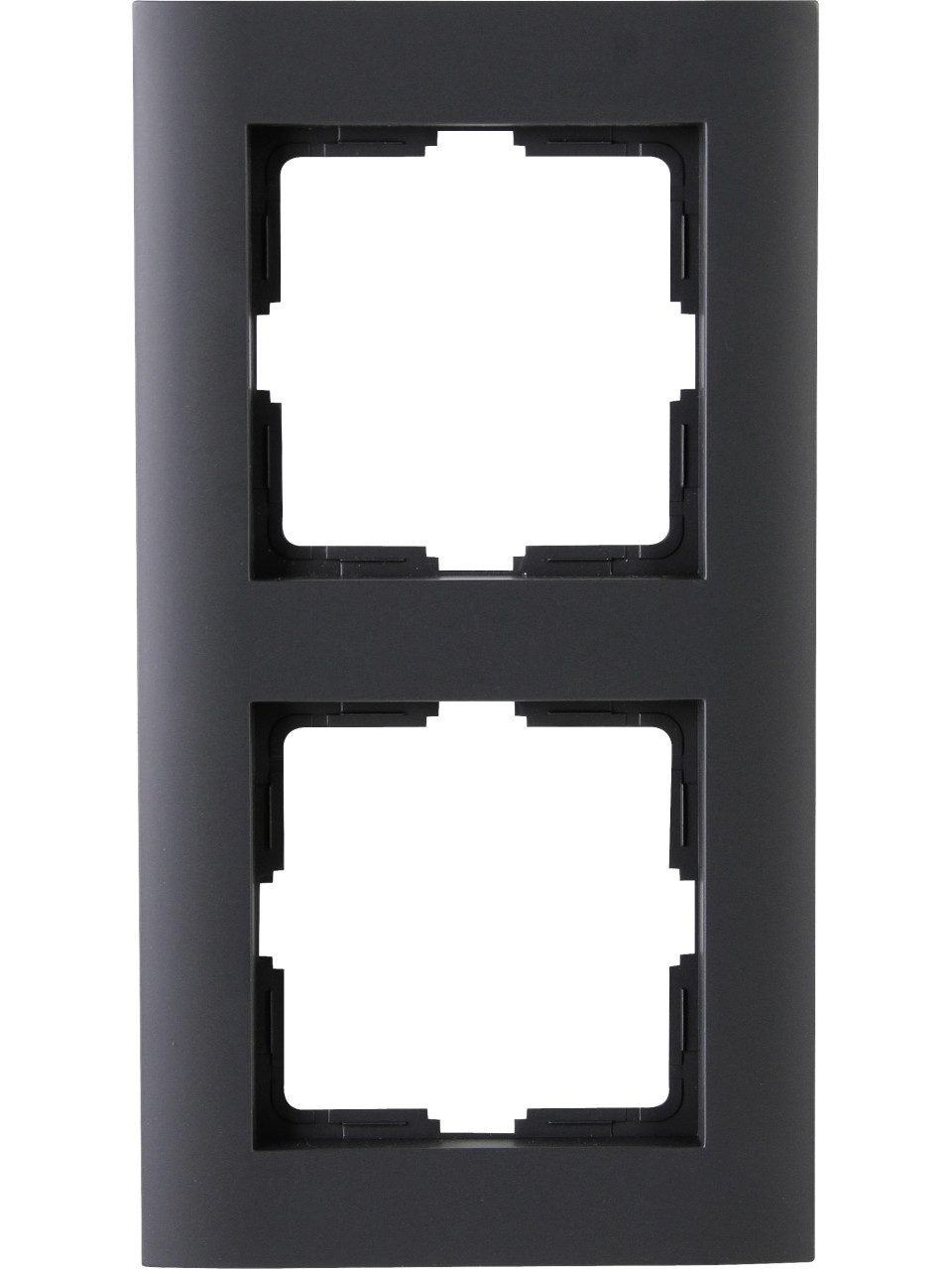 Kopp Abdeckrahmen Kopp Abdeckrahmen 2-fach ATHENIS anthrazit, PP