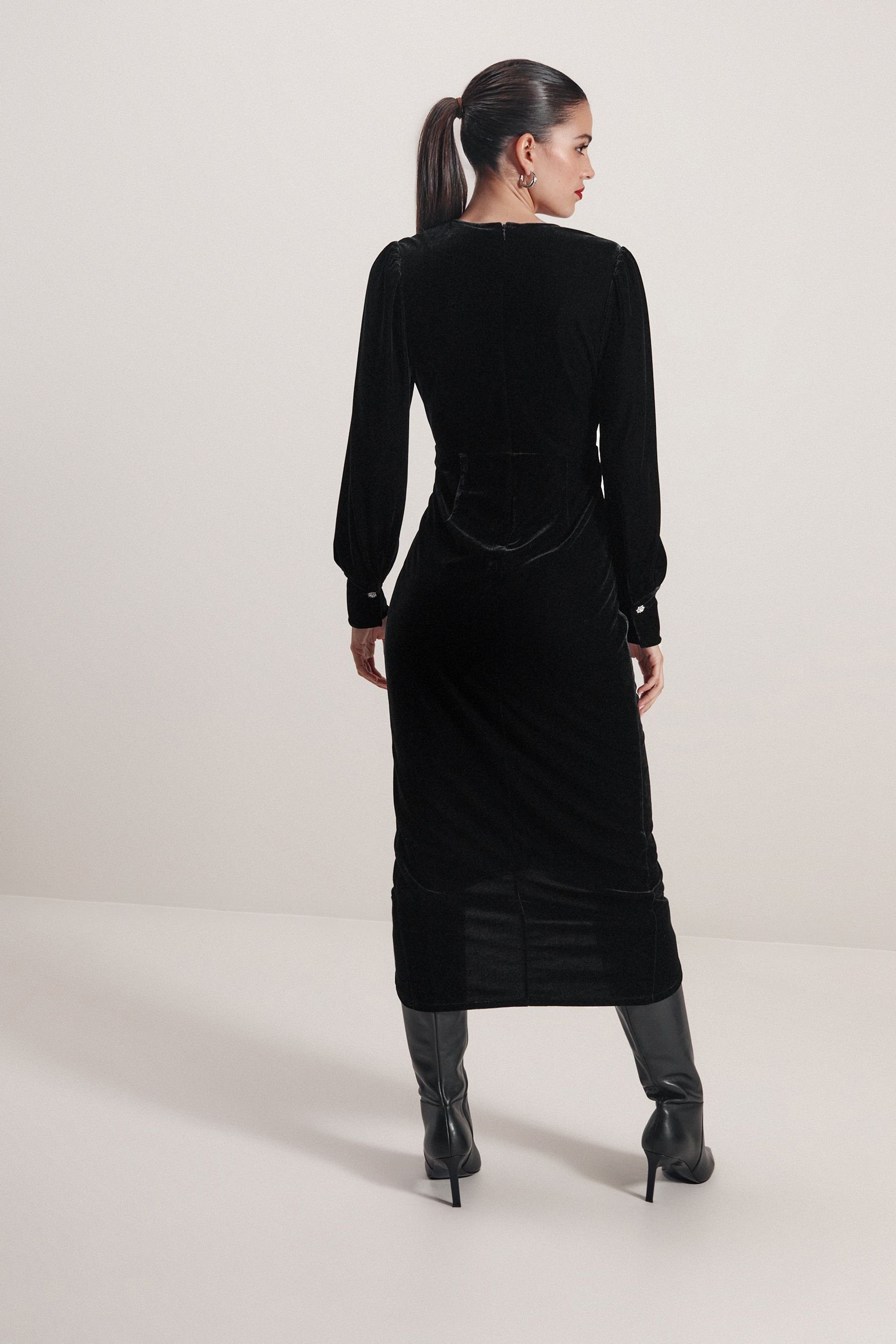 Next Midikleid Midikleid aus Samt (1-tlg) günstig online kaufen