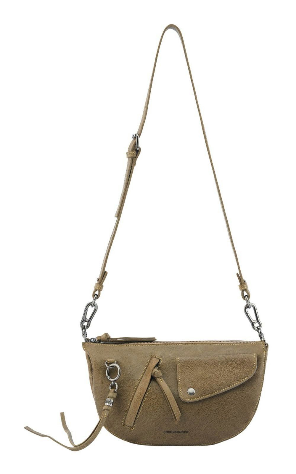 FREDsBRUDER Umhängetasche Curve Bag, aus echtem Rindsleder