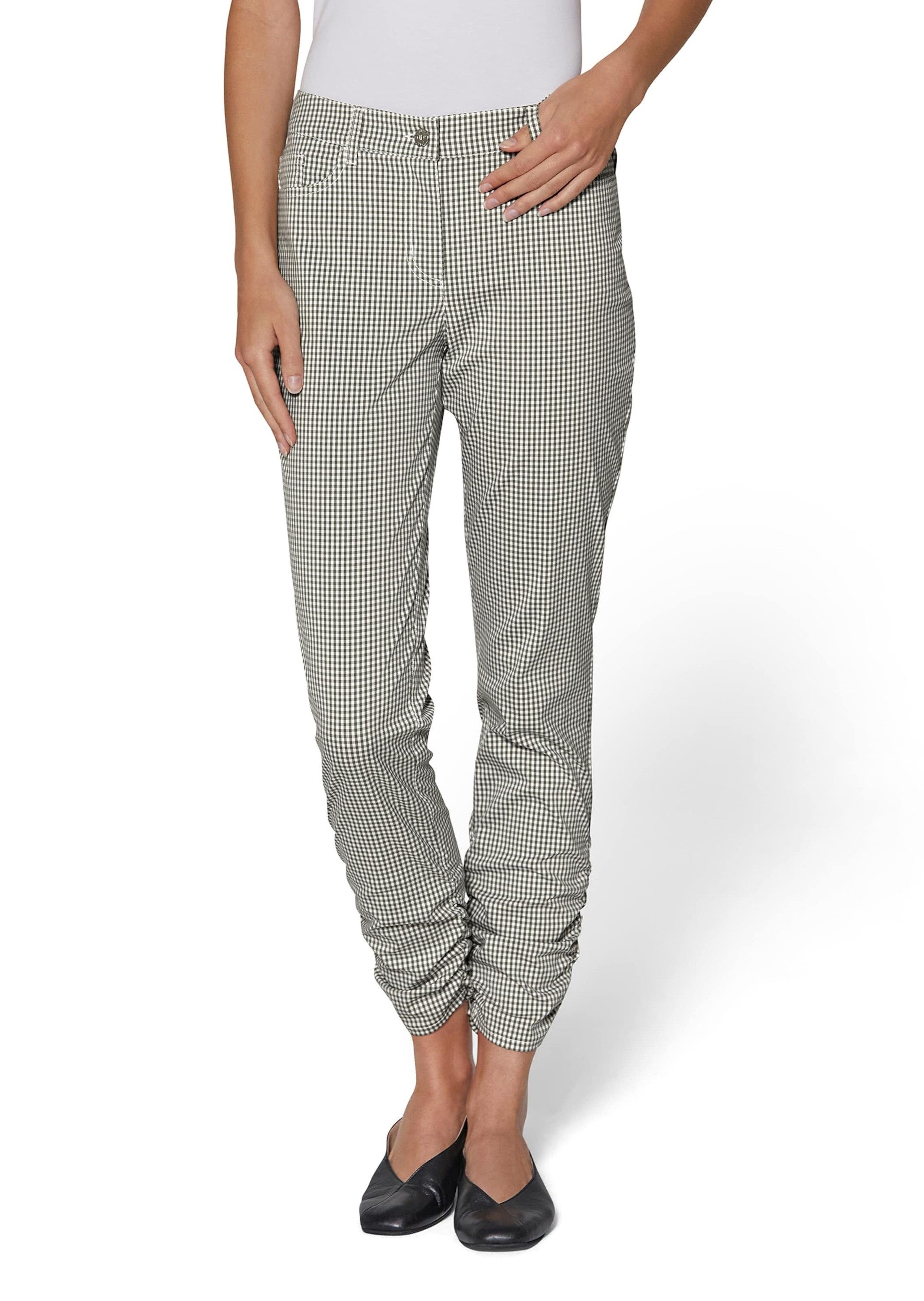 Stoffhose Vichykaro Hose