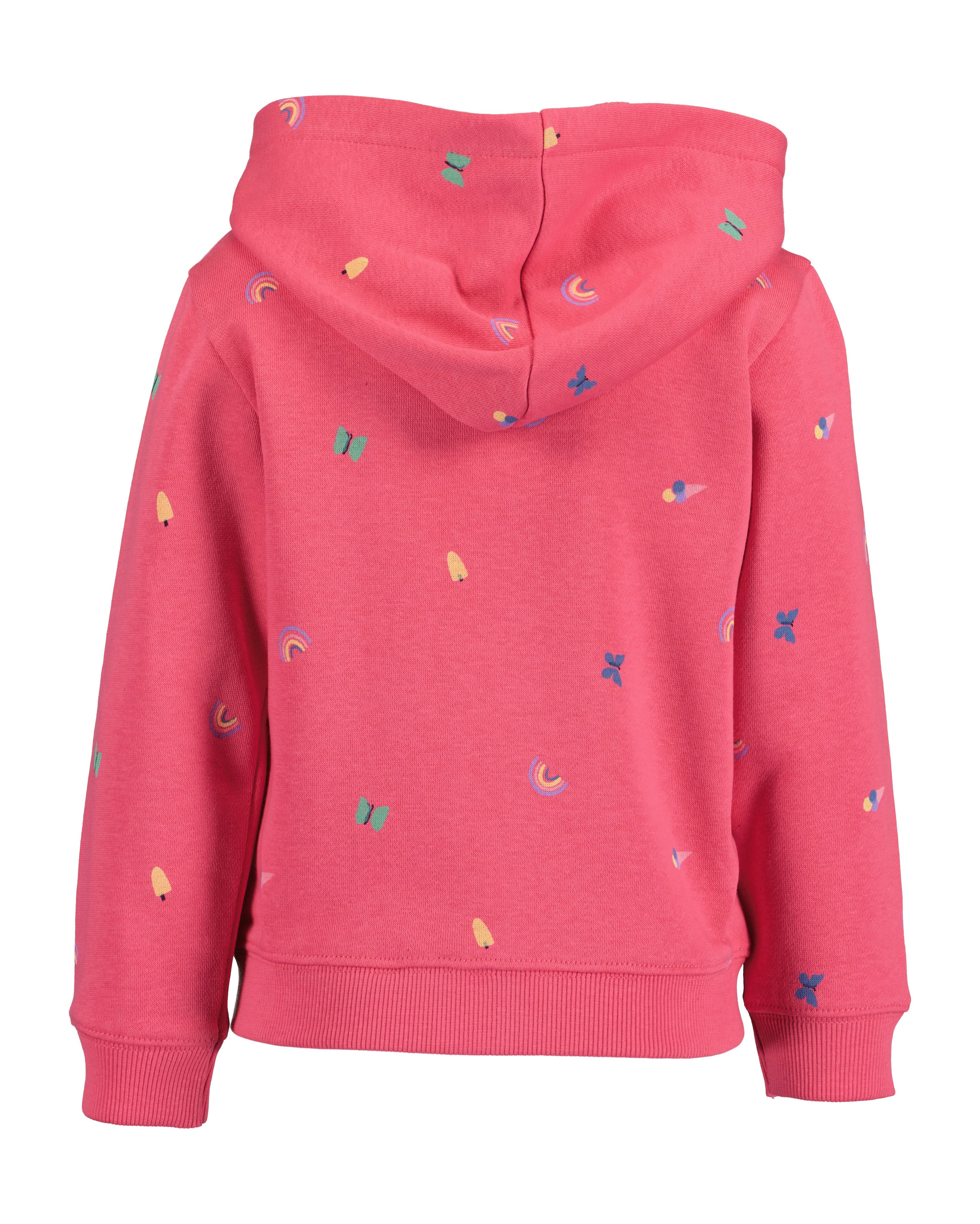 Blue Seven Kapuzensweatjacke allover bedruckt