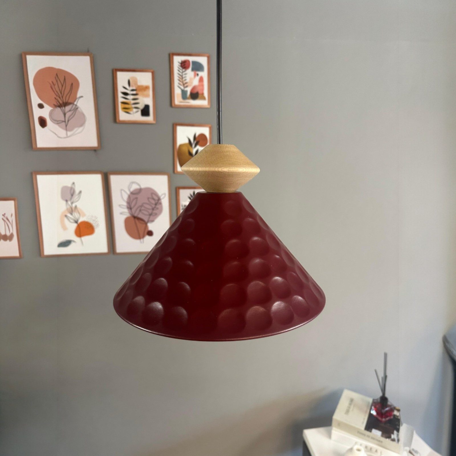 Bamyum Pendelleuchte Rumy Kreisel Metall Modern Pendelleuchte, ohne Leuchtmittel