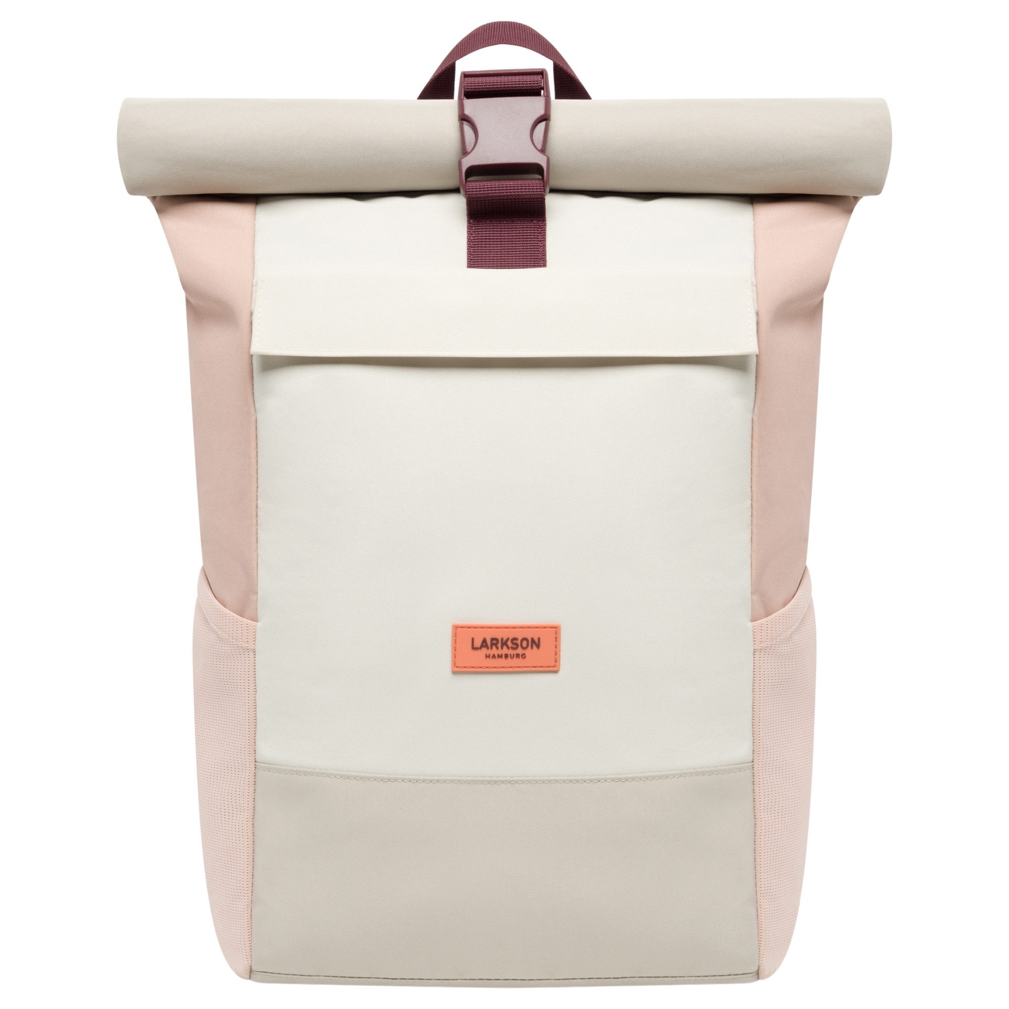 LARKSON Cityrucksack No 4, Rolltop Damen Herren, Laptop Fach (1-tlg), Wasserabweisend