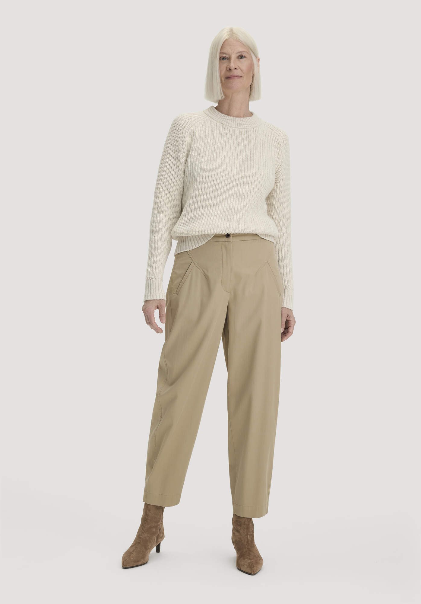 Hessnatur Stoffhose (1-tlg)