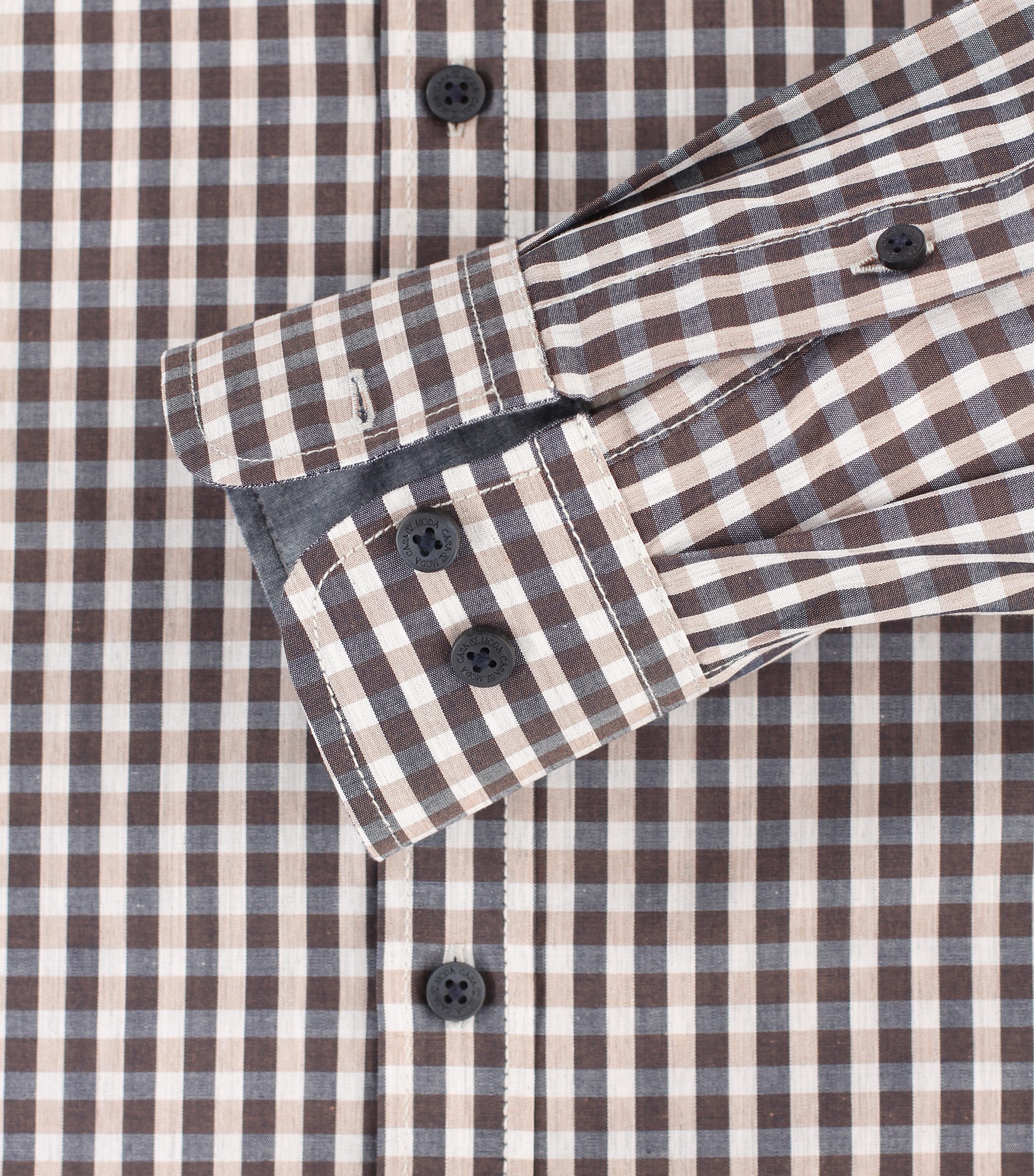 CASAMODA Langarmhemd CASAMODA Freizeithemd kariert