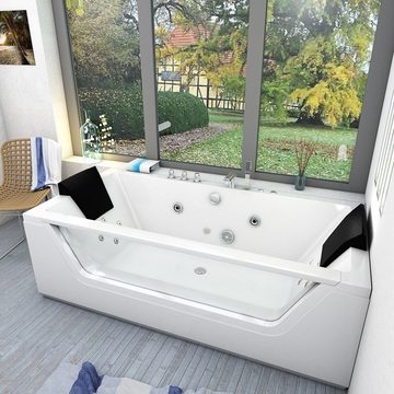 AcquaVapore Whirlpool-Badewanne Whirlpool Pool Badewanne Wanne W83-C 90x180