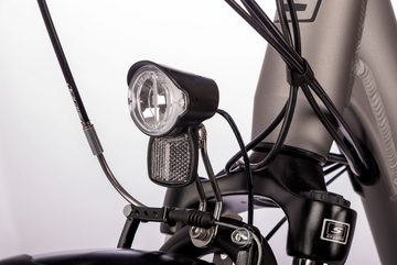 SAXONETTE E-Bike Advanced Plus, 3 Gang Shimano SHIMANO Nexus Schaltwerk, Nabenschaltung, Frontmotor, 375 Wh Akku, (mit Akku-Ladegerät)