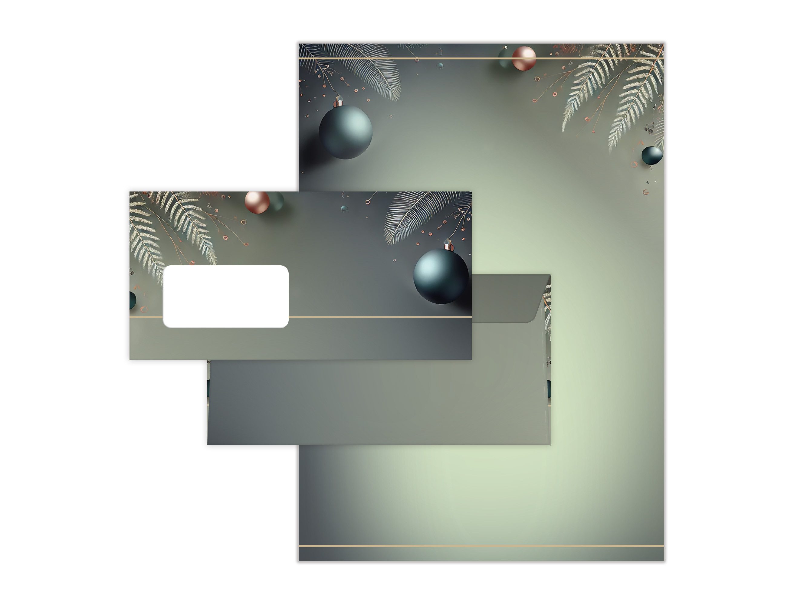 25 Briefbögen + 25 Umschläge