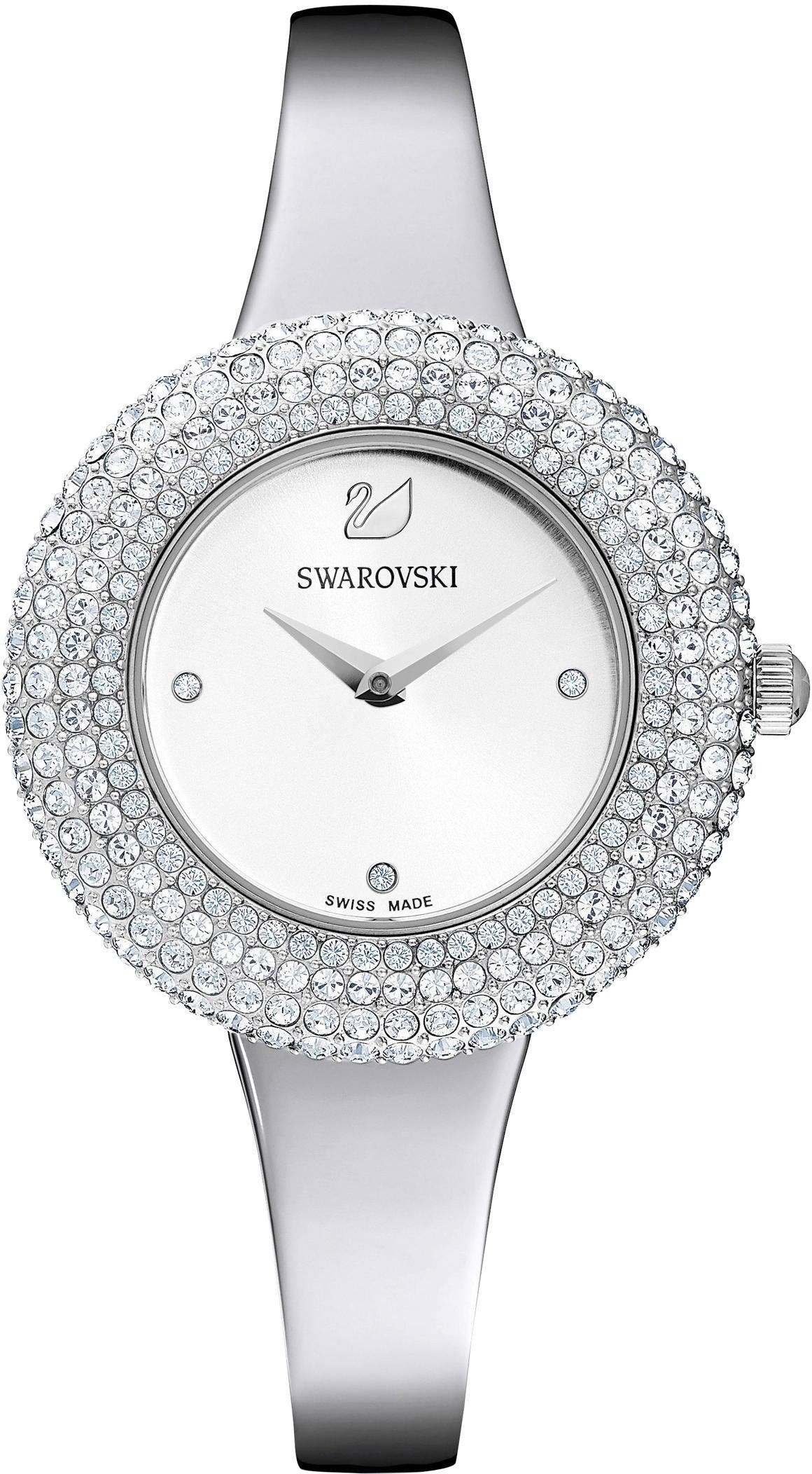 Swarovski Schweizer Uhr silber 5483853 ROSE, CRYSTAL