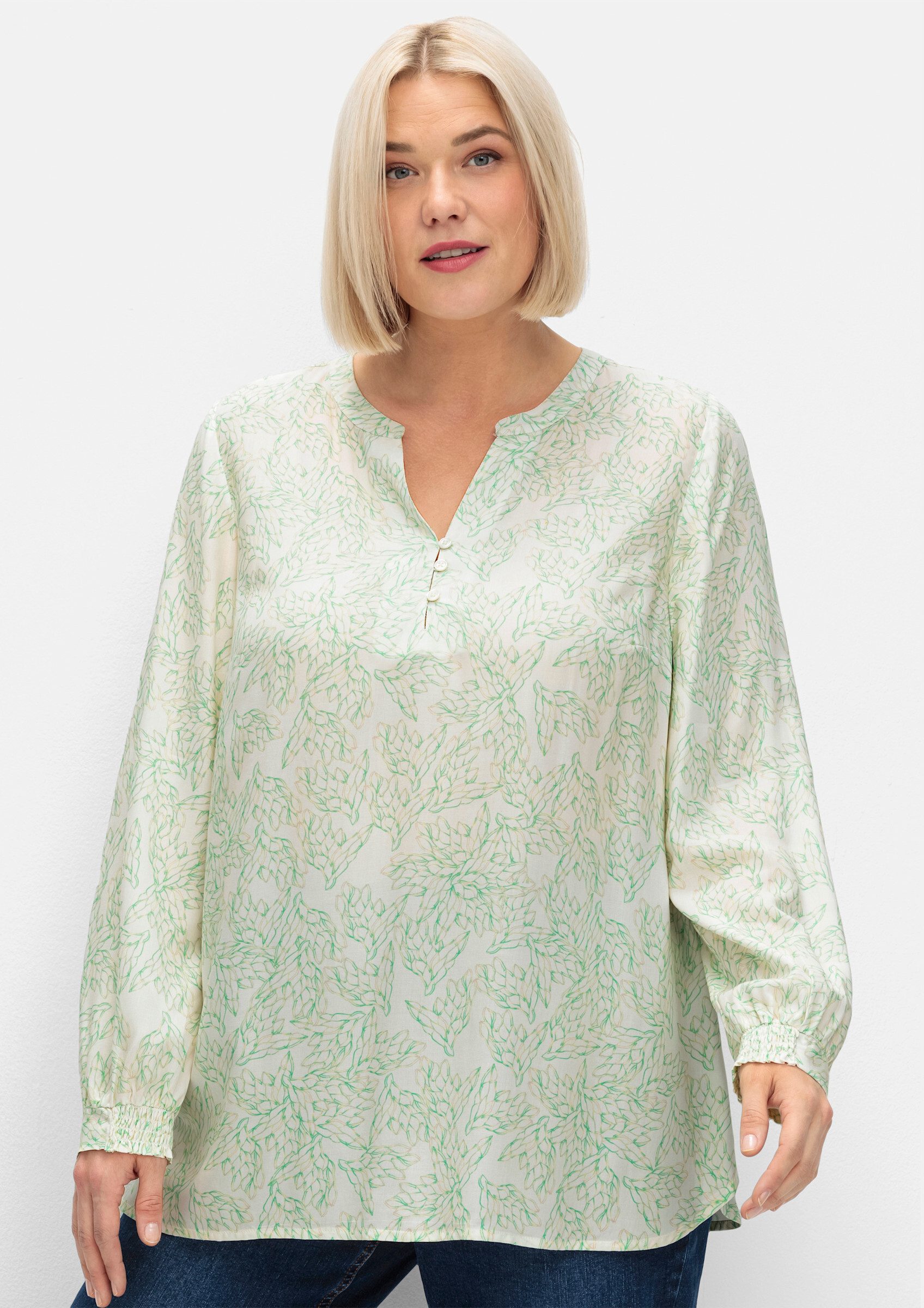 Sheego Klassische Bluse Tunika . günstig online kaufen