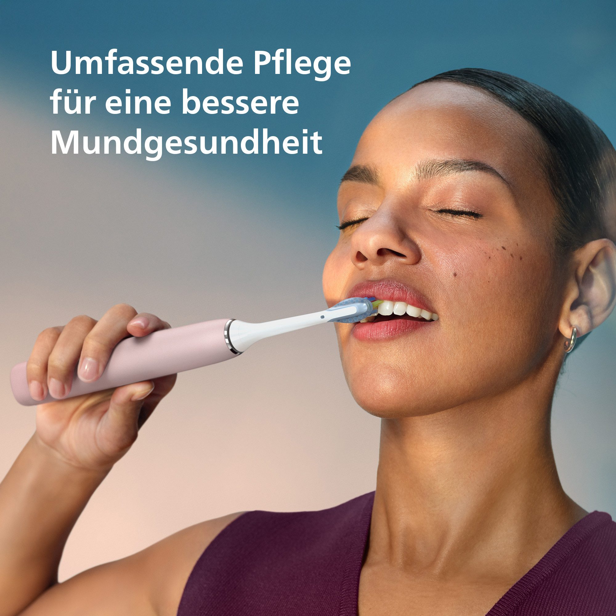 Philips Sonicare Elektrische Zahnbürste DiamondClean 9000 HX9911, Aufsteckbürsten: 1 St., mit Schalltechnologie, Ladeglass, USB-Reiseetui