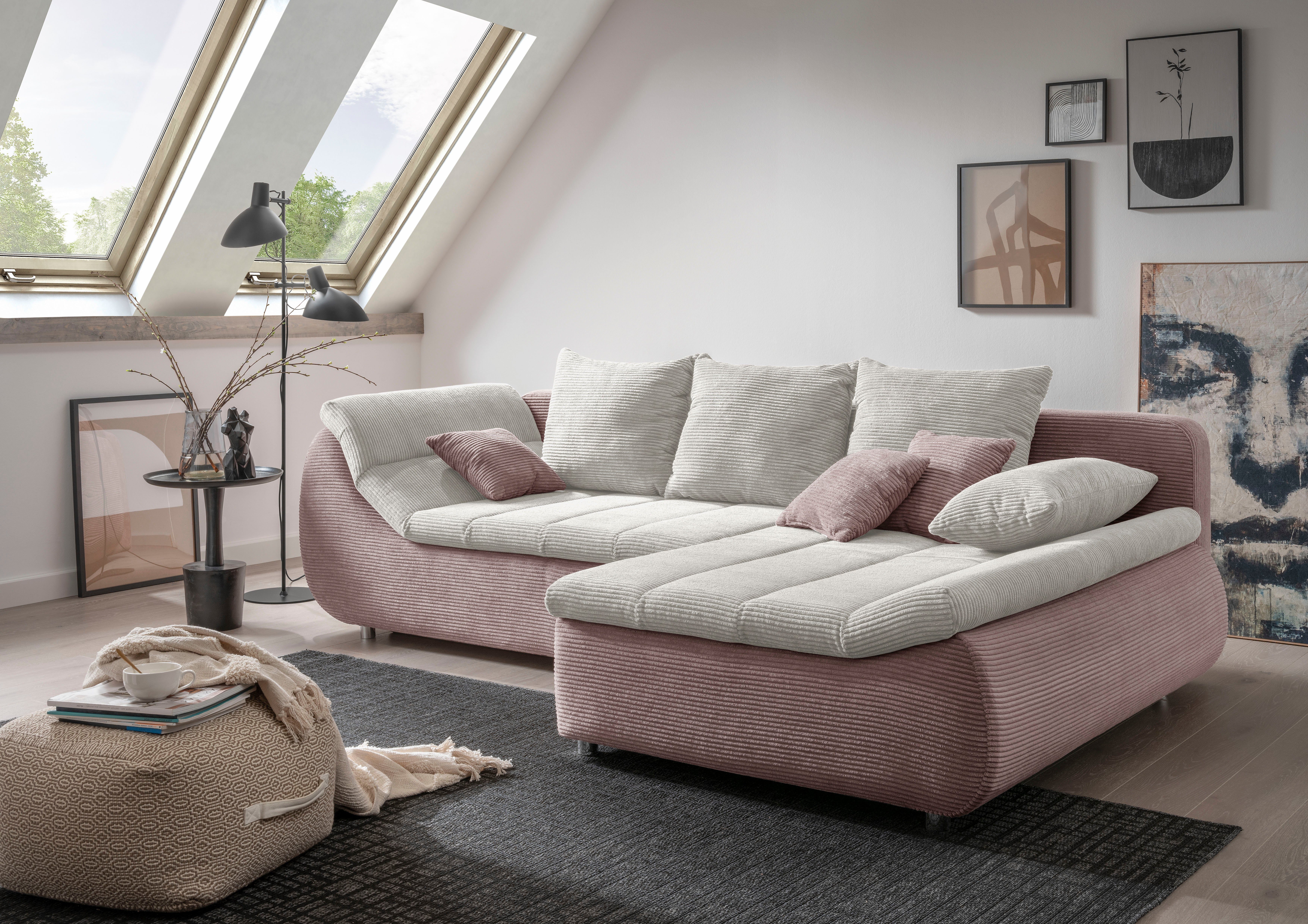 INOSIGN Ecksofa Imola elegant und bequem, günstig online kaufen