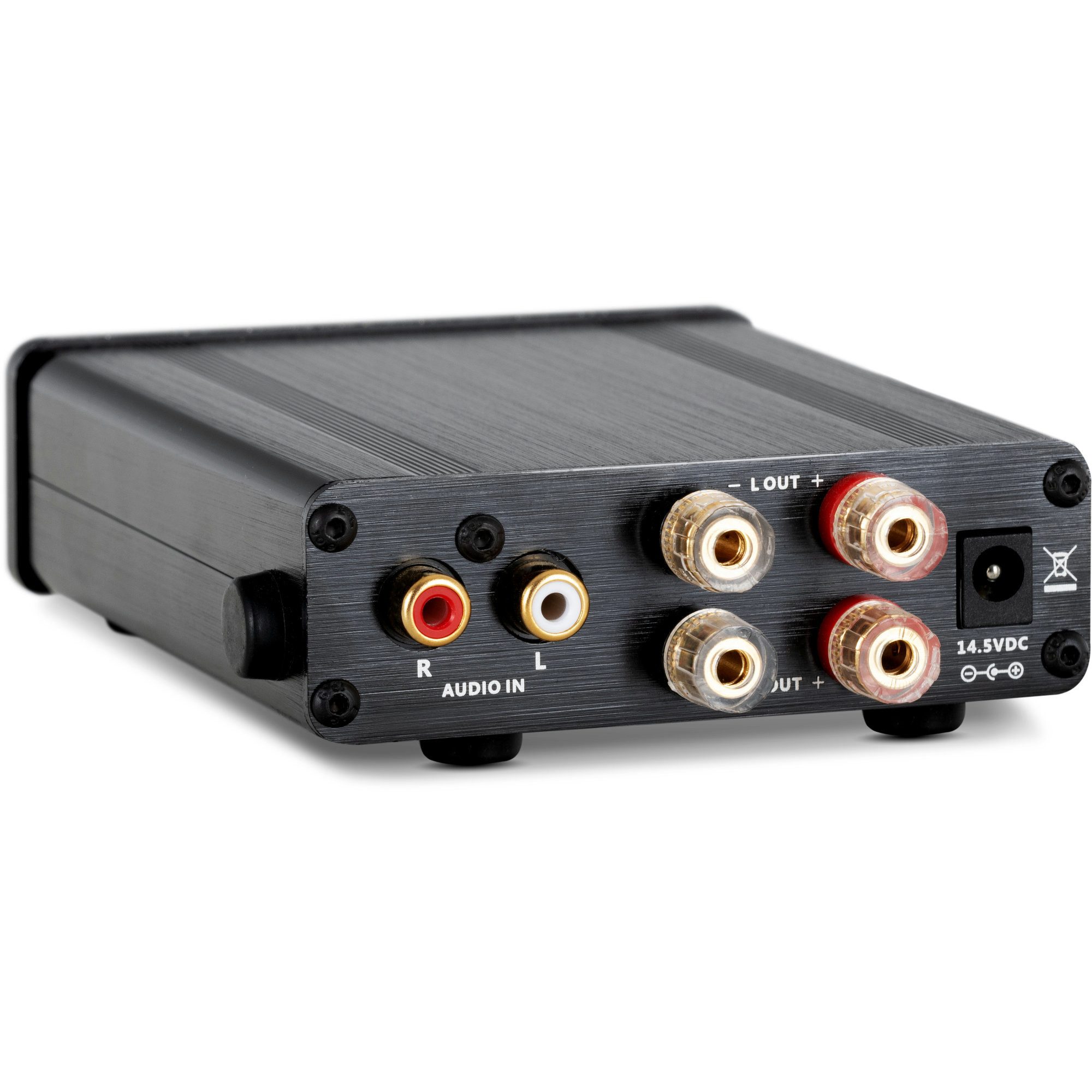 Pronomic MAMP-215 Mini-HiFi-Verstärker 30 Watt Audioverstärker (Anzahl Kanäle: 1, 30 W, ultrakompakter Stereo-Verstärker)