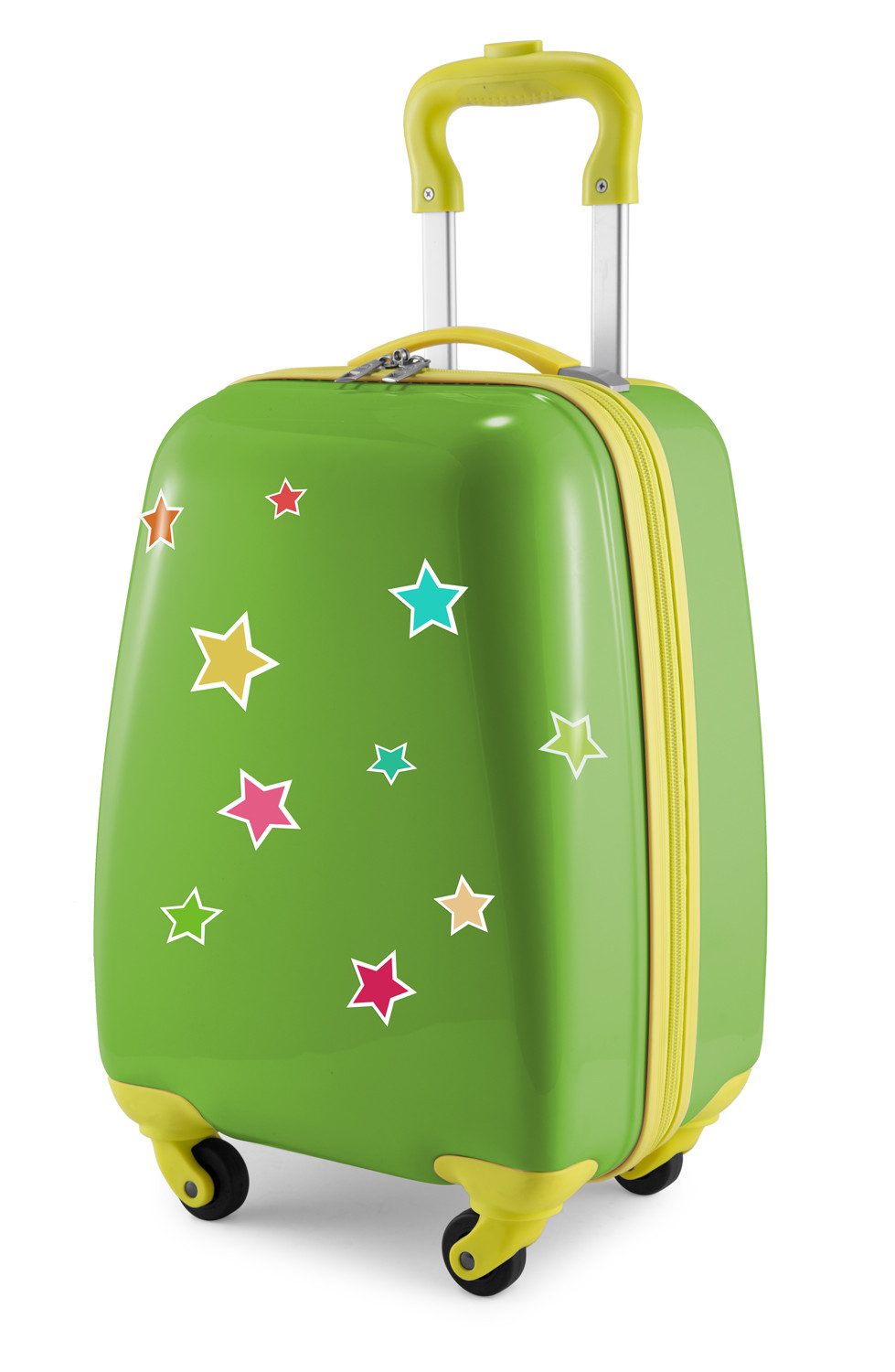 Hauptstadtkoffer Handgepäckkoffer For Kids, 4 Rollen, Kinderkoffer Kindertrolley Koffer Sterne