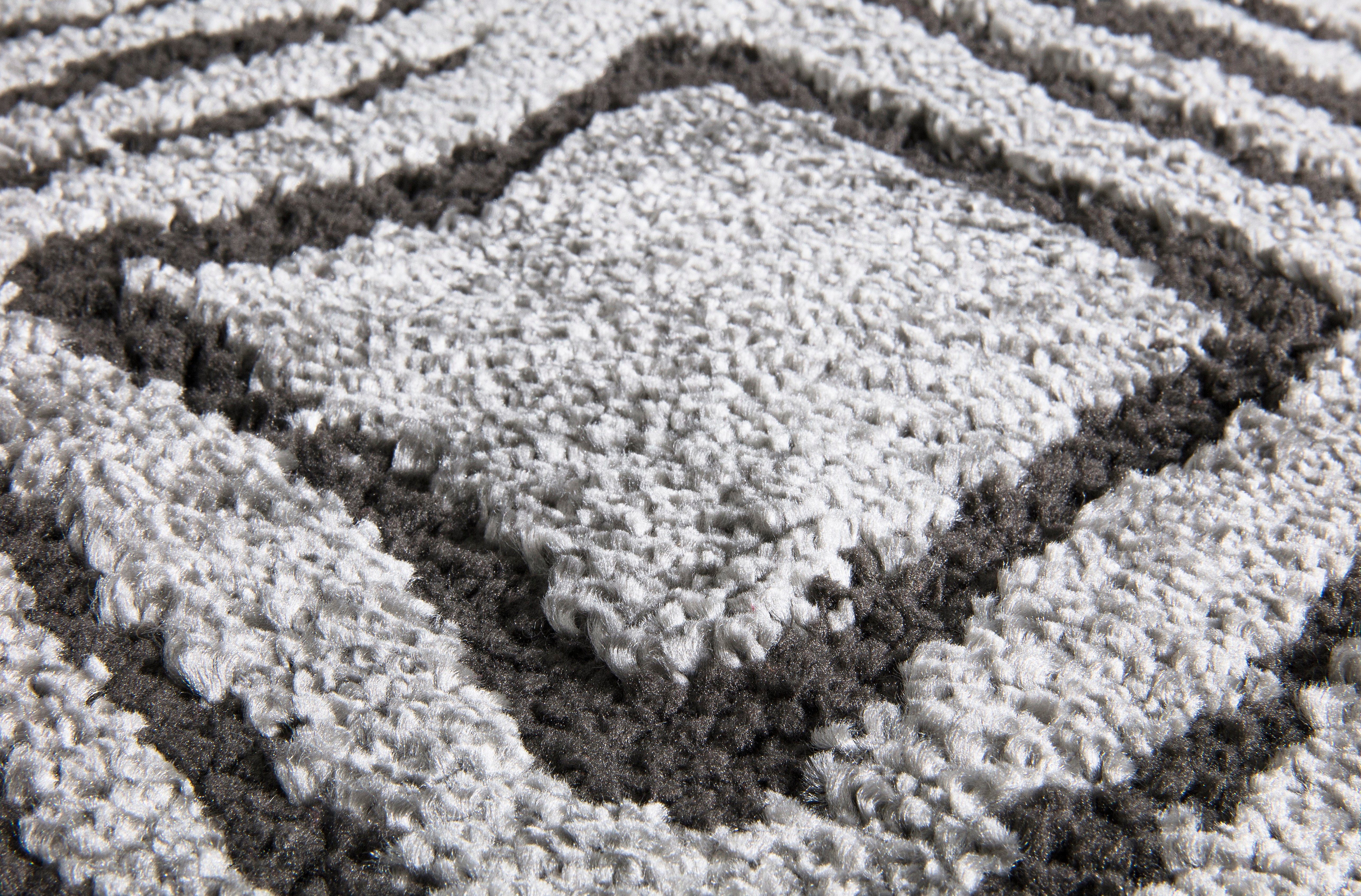 20 mm, ALFOMBRA anthrazite rechteckig, grau, GRAVITY Teppich pflegeleicht TEPPIA, 2304A, Höhe:
