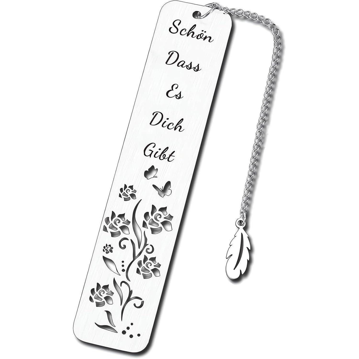 LuxusKollektion Lesezeichen Lesezeichen personalisiert Geschenk Ruhestand Schön dass es Dich gibt