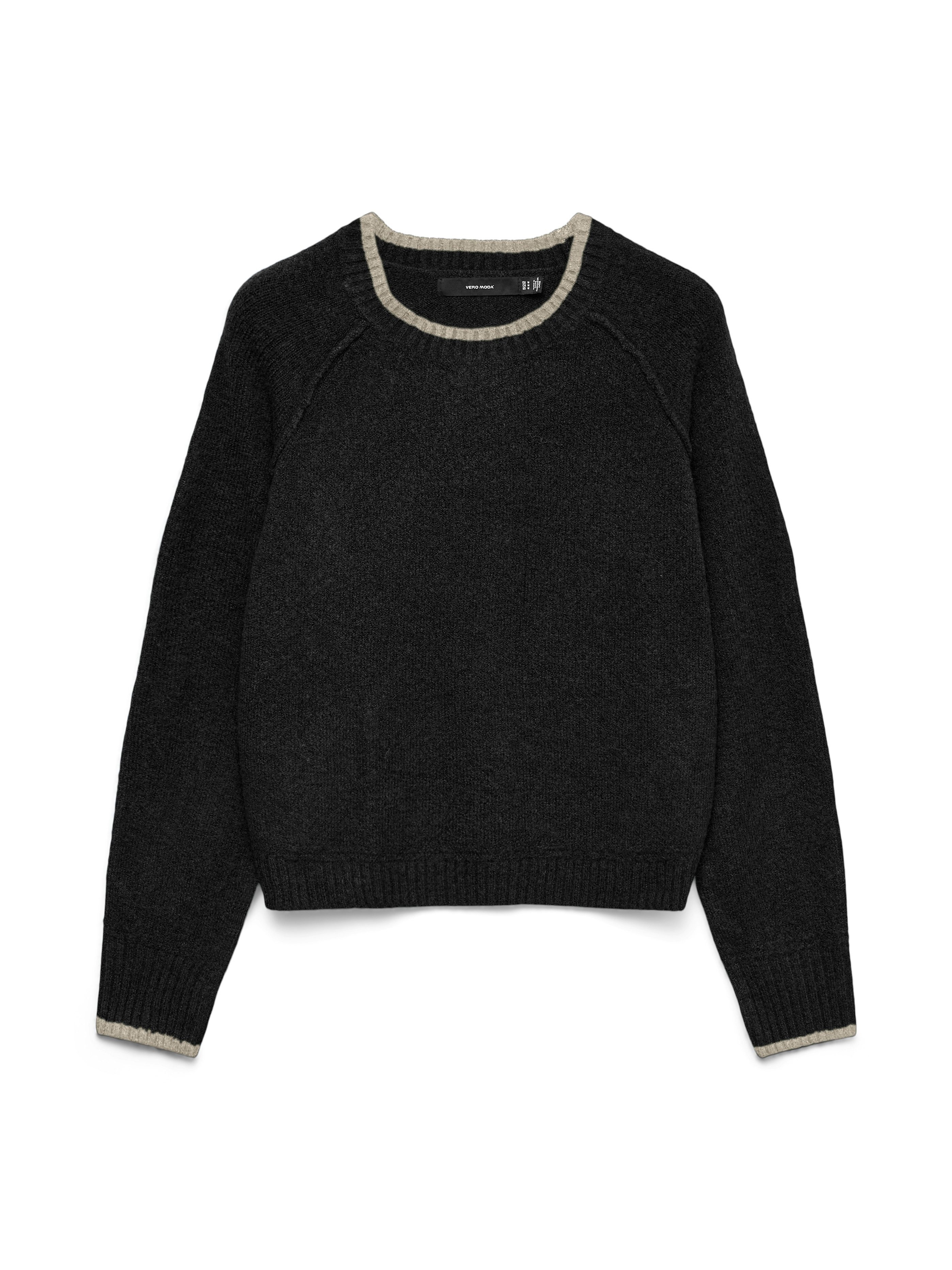 Vero Moda Strickpullover VMAQUARIUS LS O-NECK RAGLAN PULLOVER BF günstig online kaufen