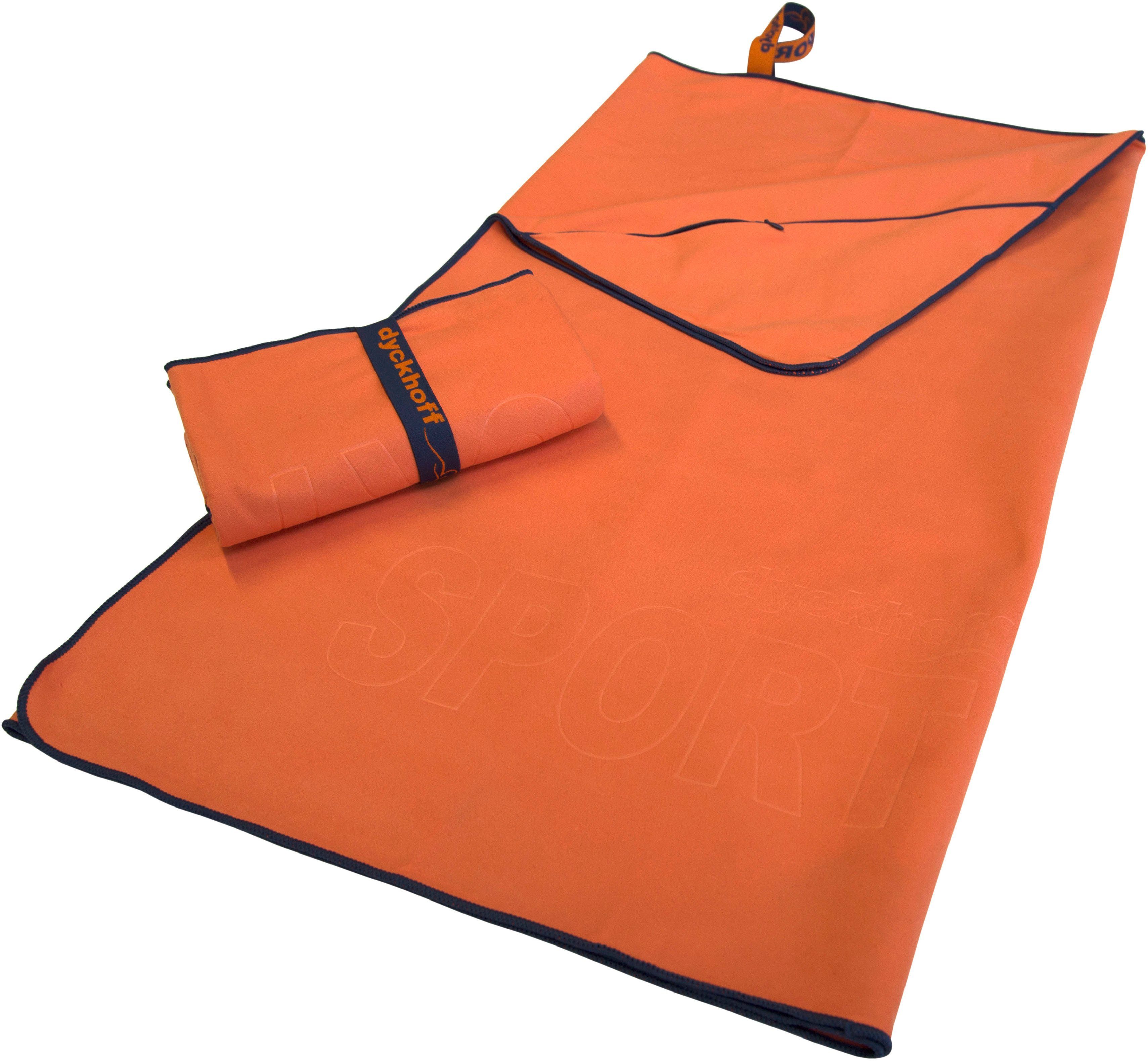 Dyckhoff Sporthandtuch Mikrofaser Sporttuch, Microfaser (1-St), auch als 2er Set erhätlich
