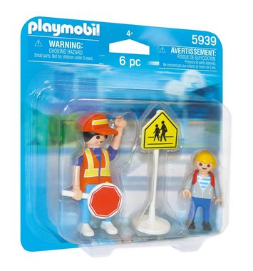 Playmobil® Konstruktions-Spielset 5939 DuoPack Verkehrshelfer und Schulkind
